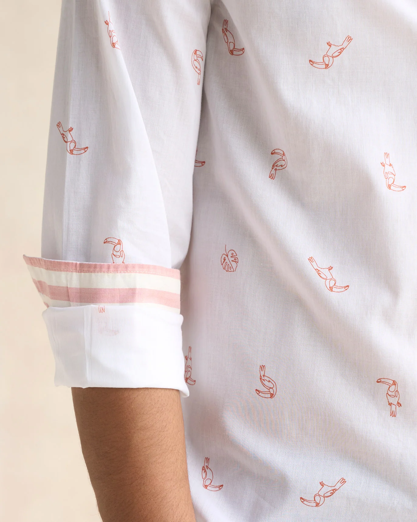 Slim Fit Shirt - White - Image 4