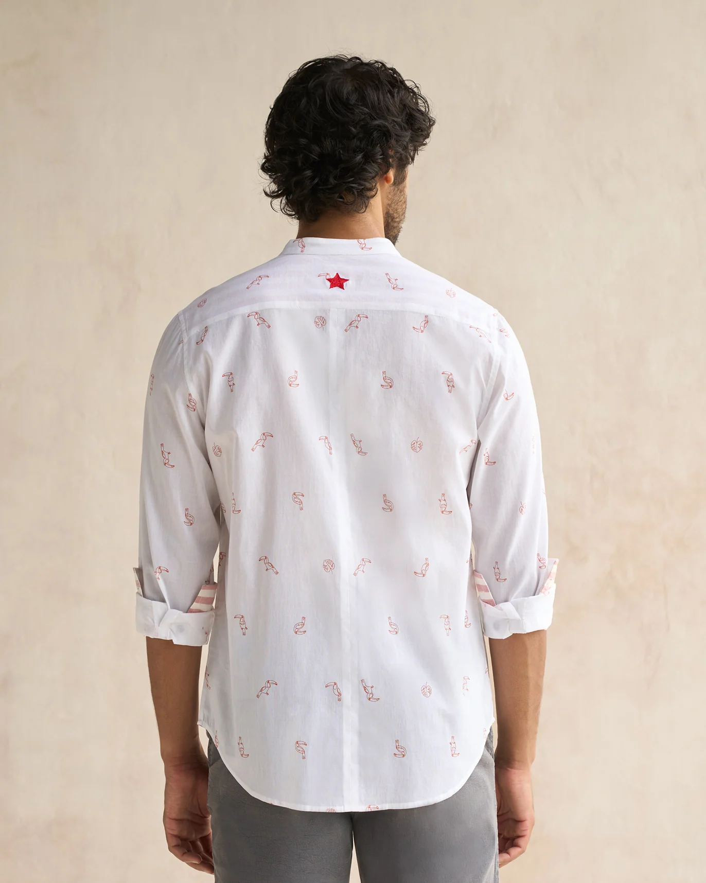 Slim Fit Shirt - White - Image 5