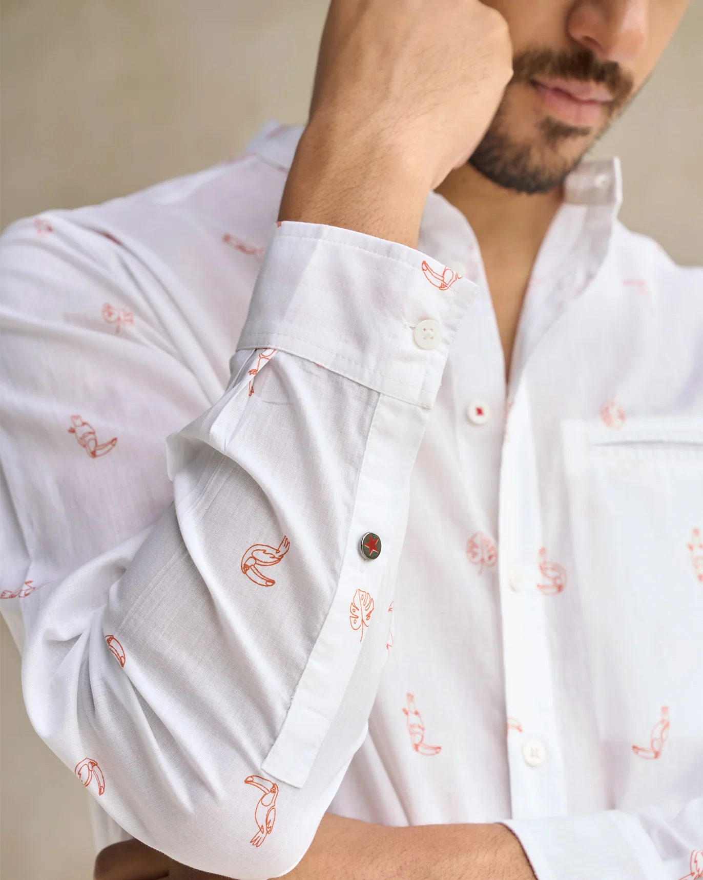 Slim Fit Shirt - White - Image 6