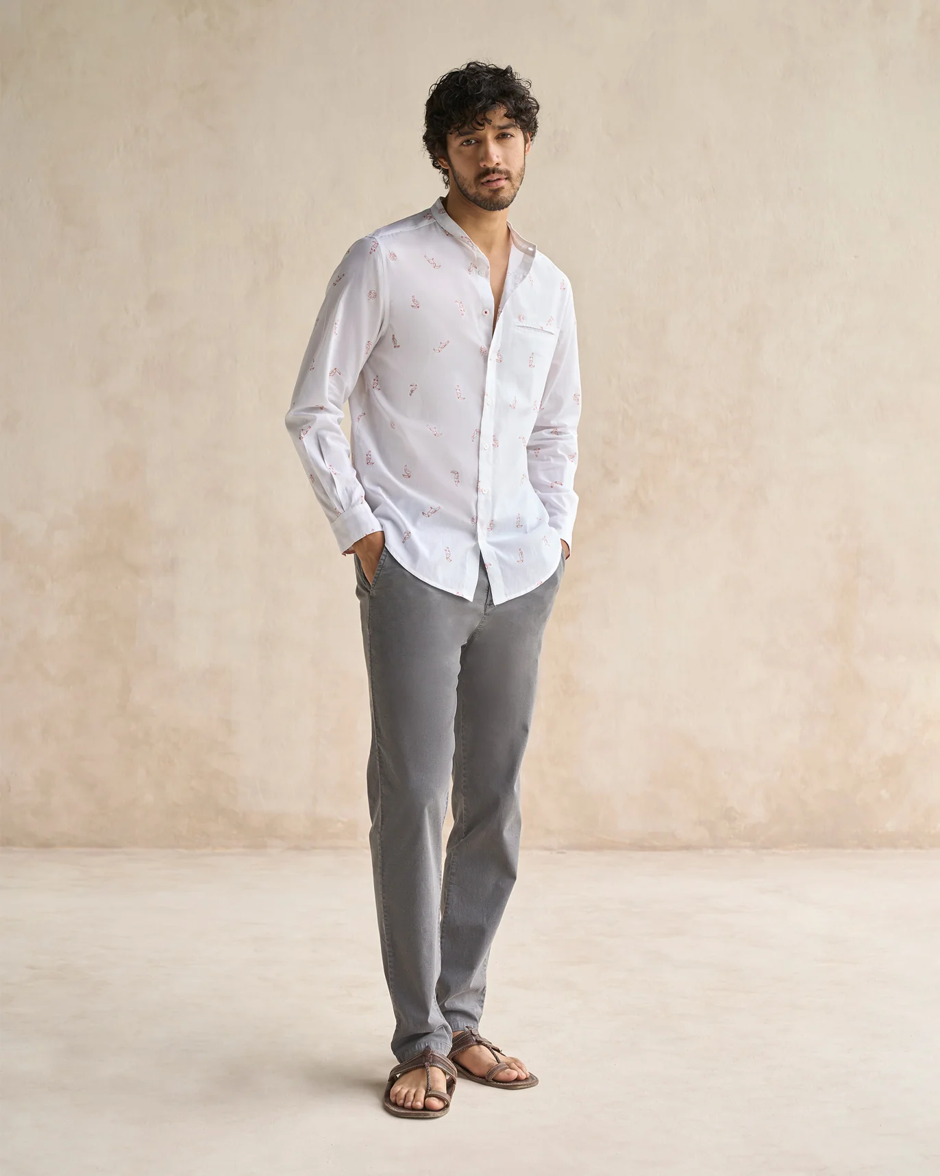 Slim Fit Shirt - White - Image 7