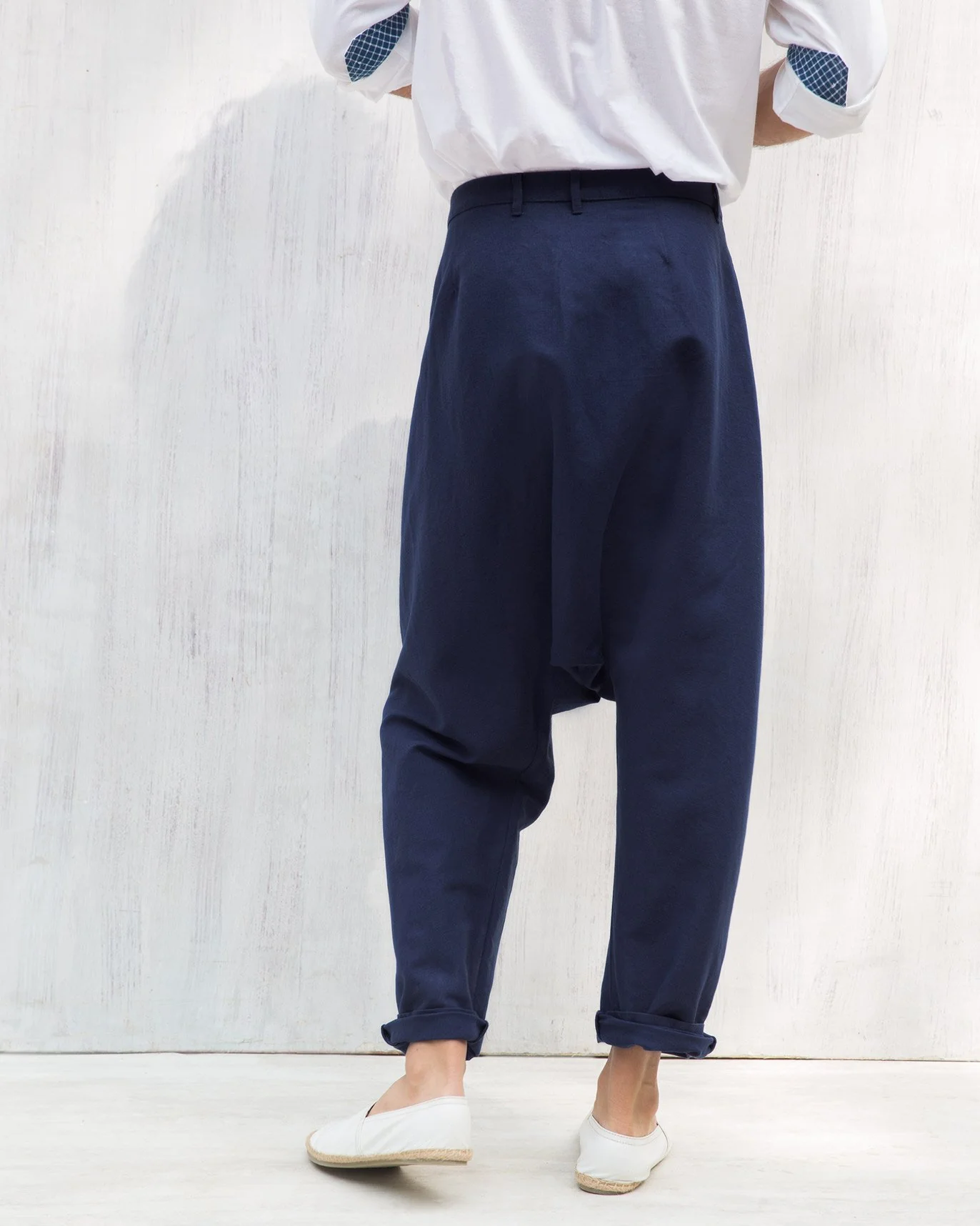 Slouchy Pants - Blue - Image 2