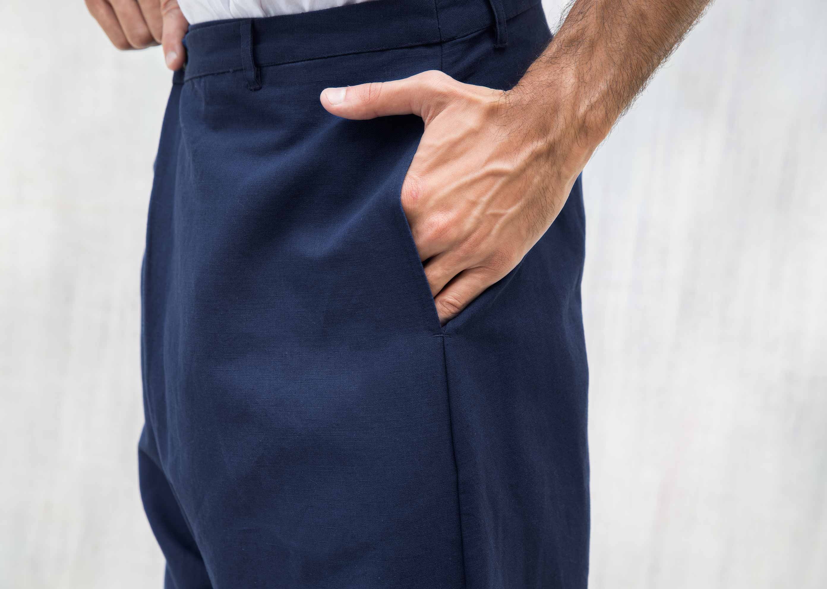 Slouchy Pants - Blue - Image 3