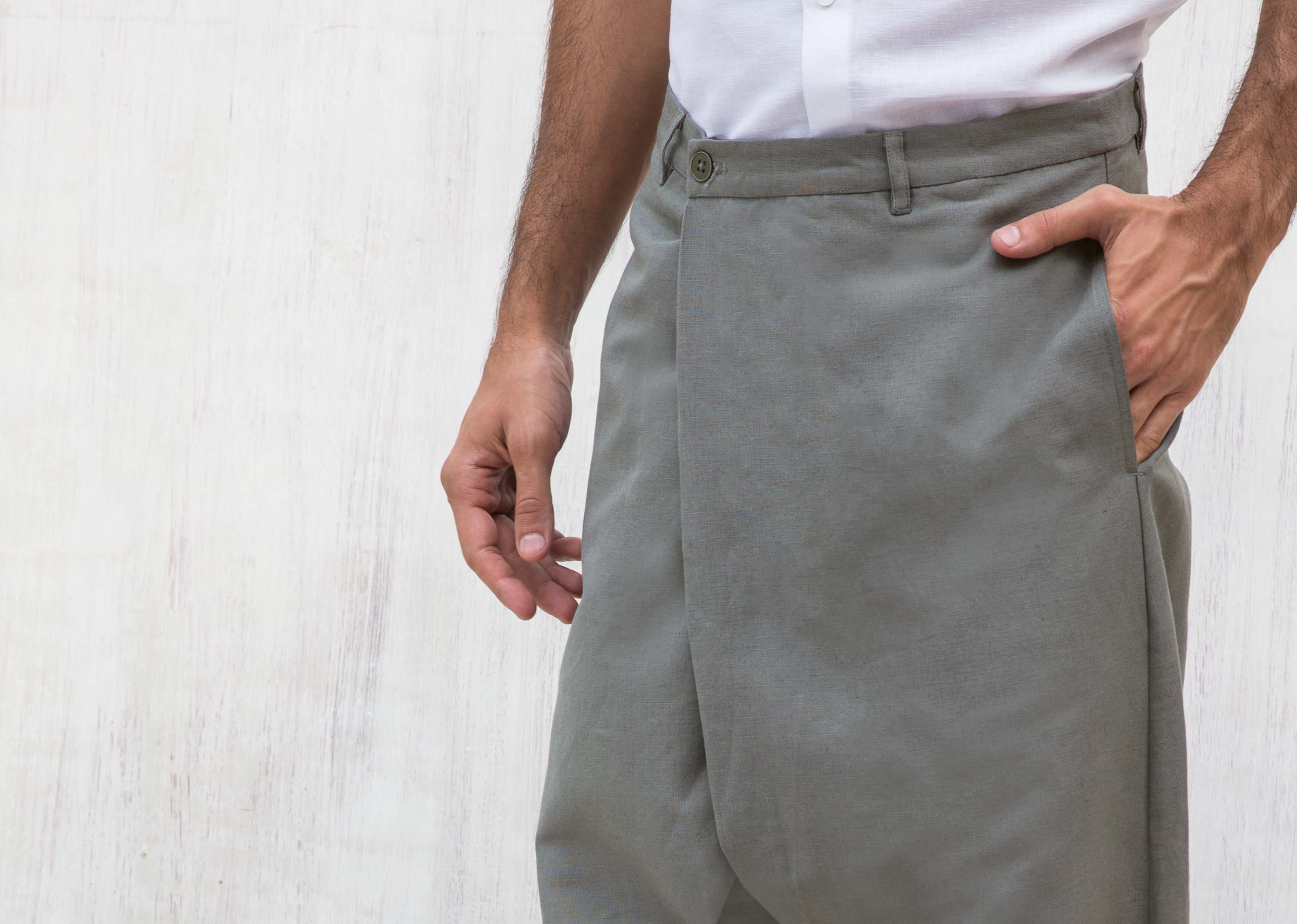 Slouchy Pants - Charcoal - Image 3