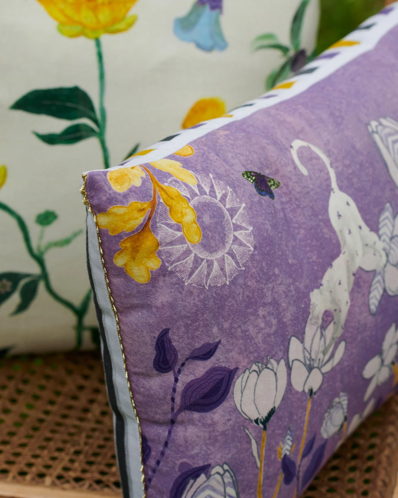 Snow Leopard Cushion Cover - Image 4