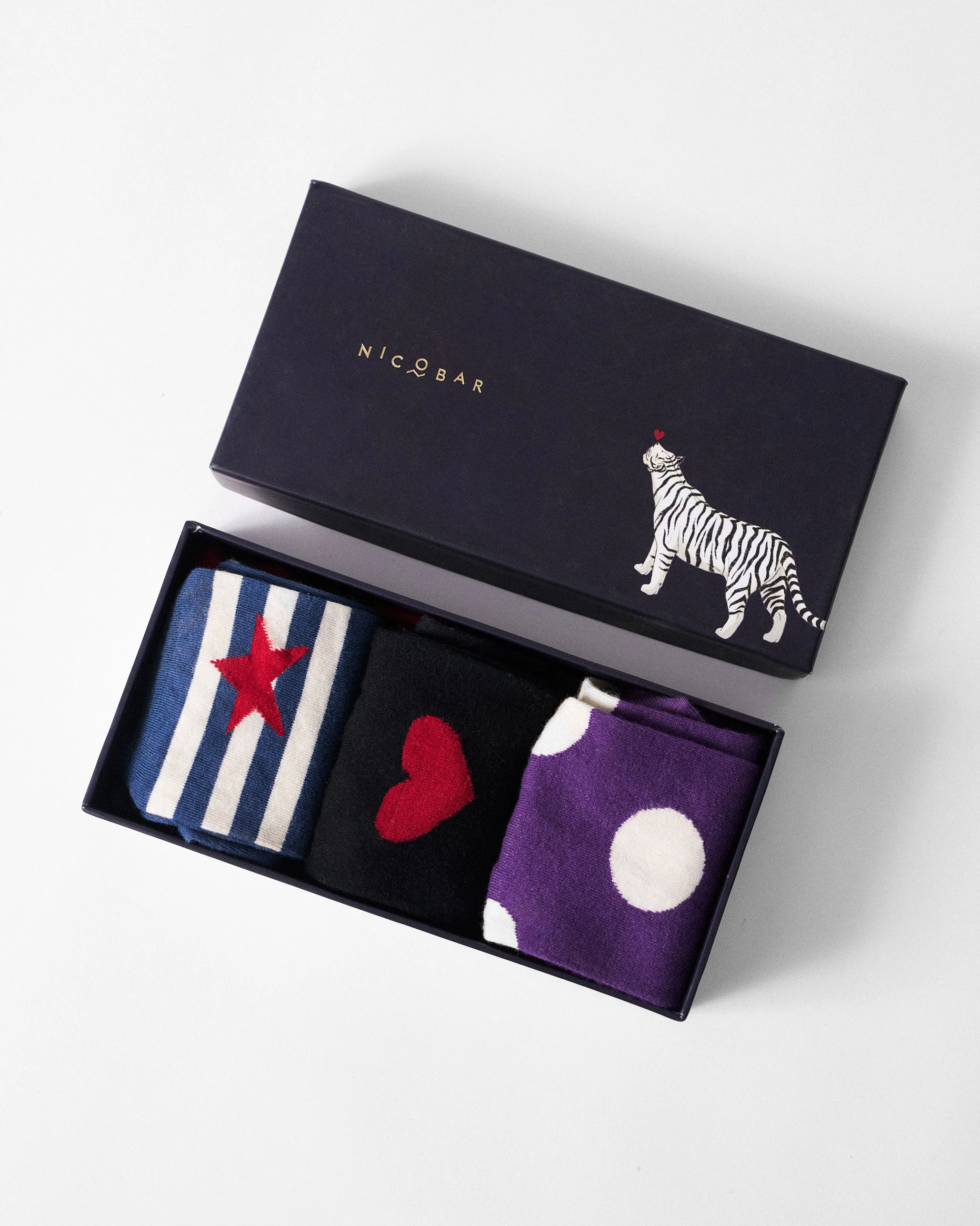 Socks Gift Set - Navy - Image 2