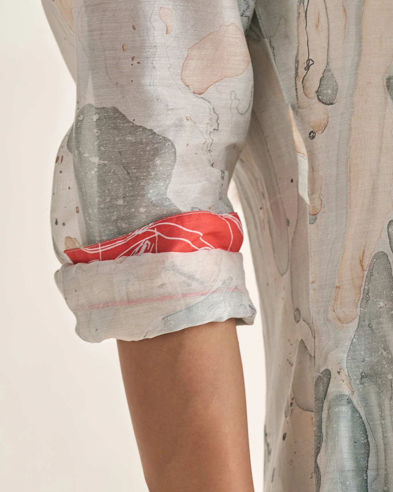 Soksaby Shirt Dress With Slip - Multi - Image 4