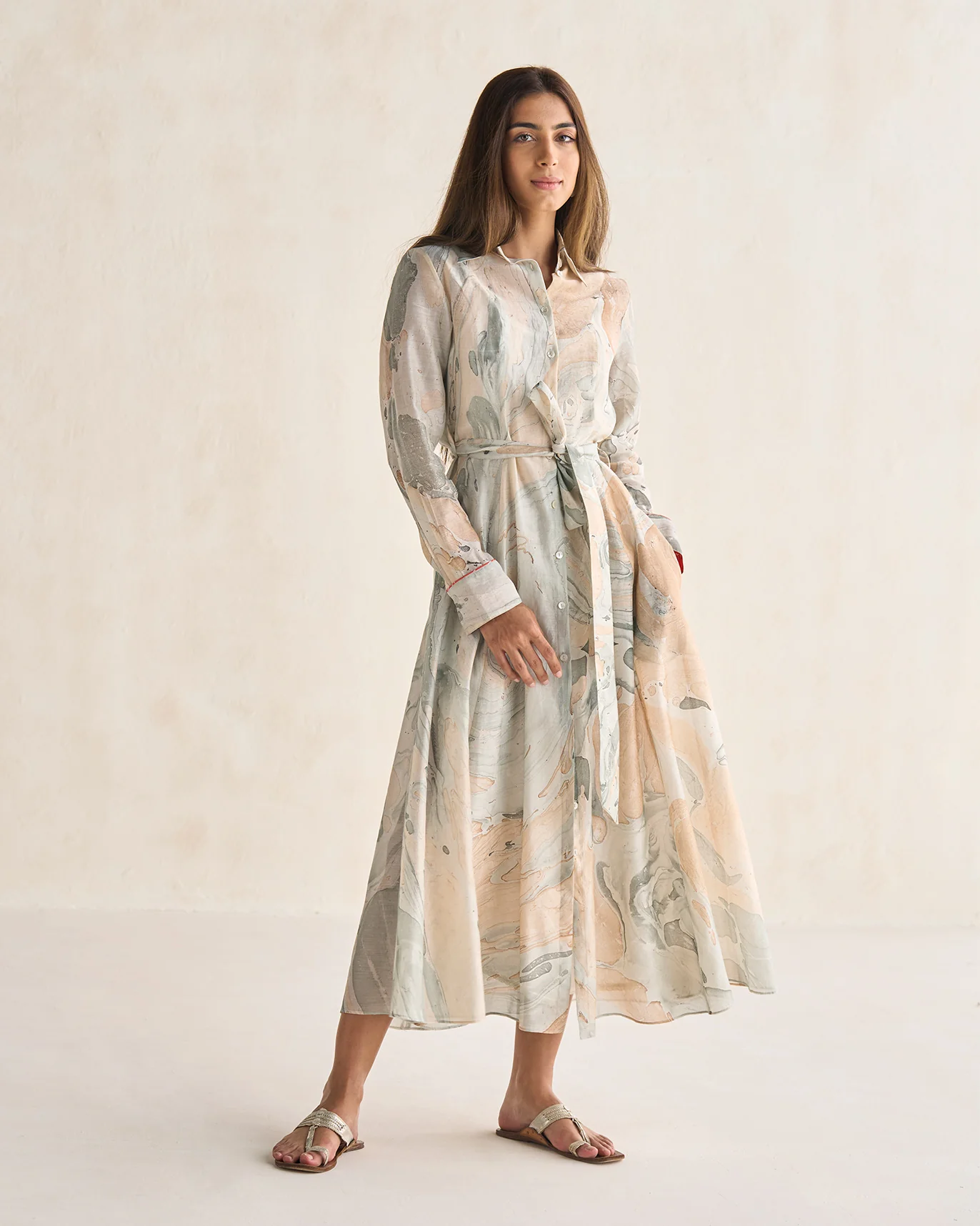 Soksaby Shirt Dress With Slip - Multi - Image 7