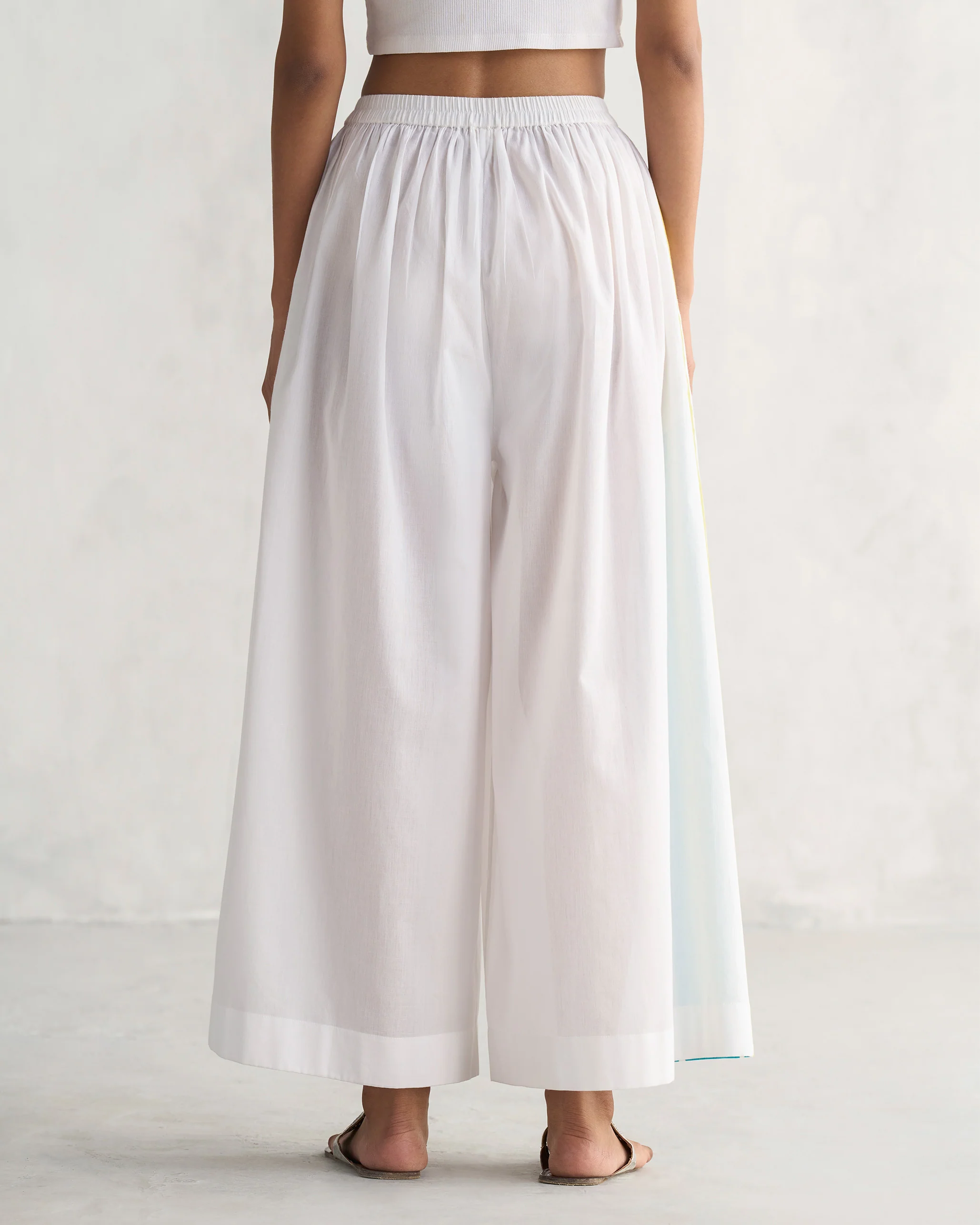 Soto Flared Pants - White - Image 4