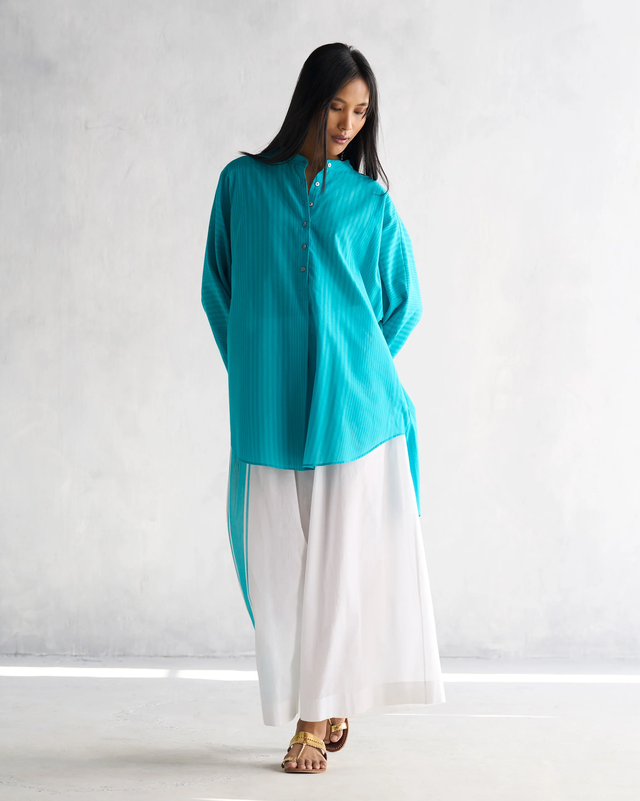 Soto Flared Pants - White - Image 5