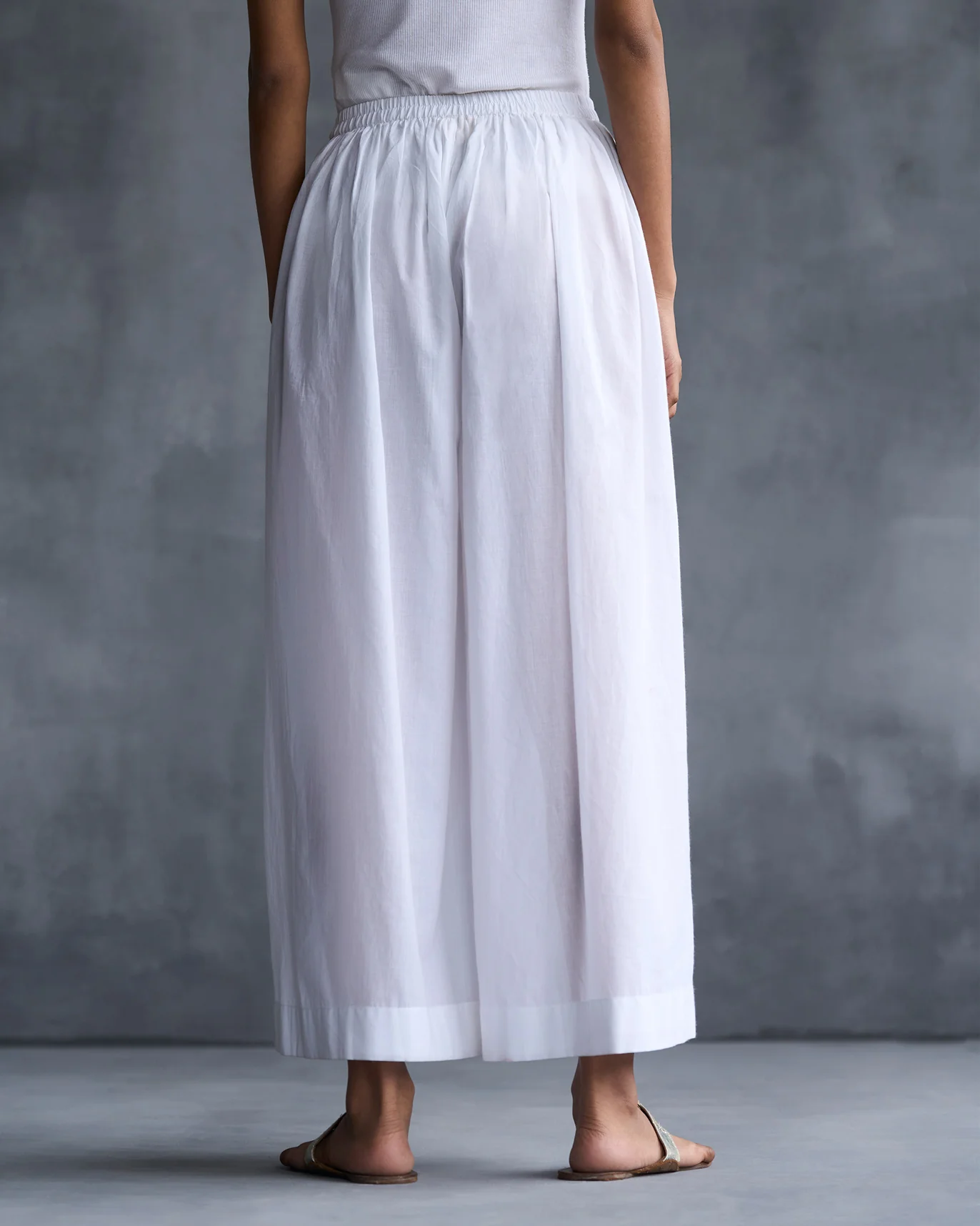 Soto Flared Pants - White & Red - Image 4