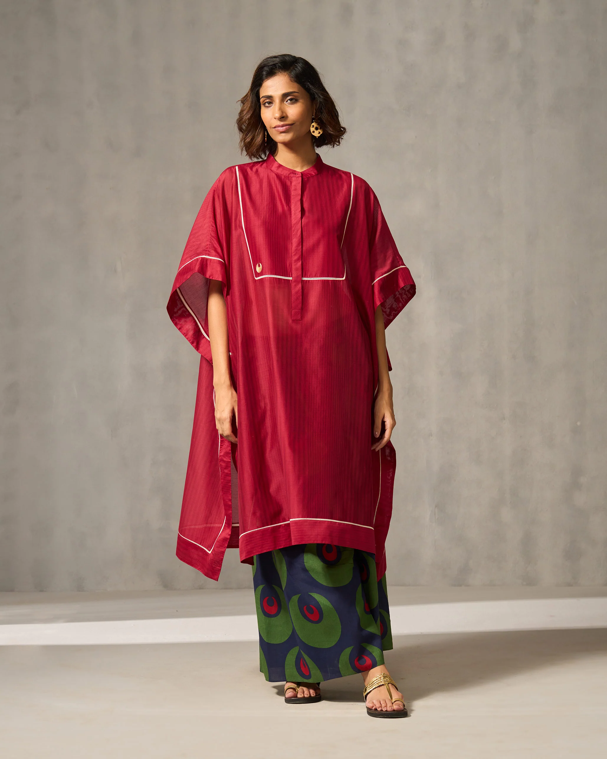 Souk Kurta - Red Stripes - Image 8