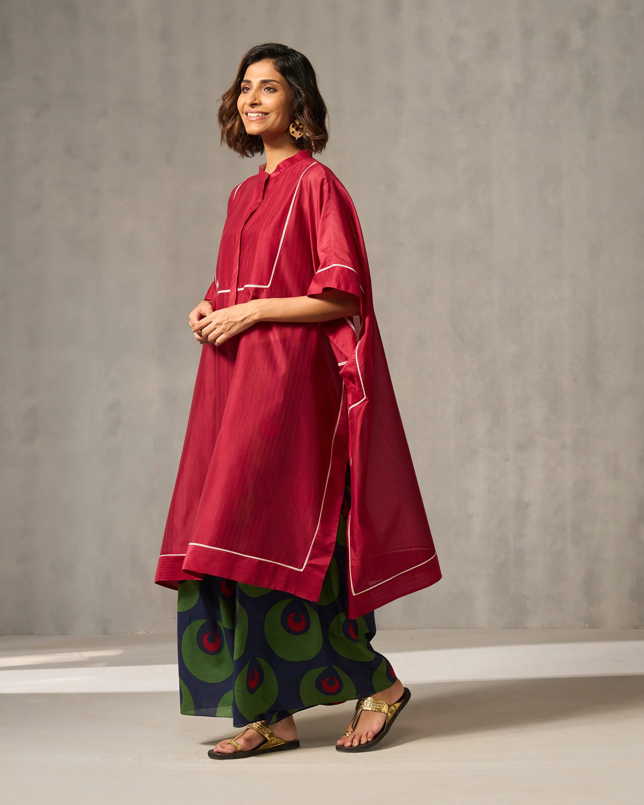 Souk Kurta - Red Stripes - Image 9