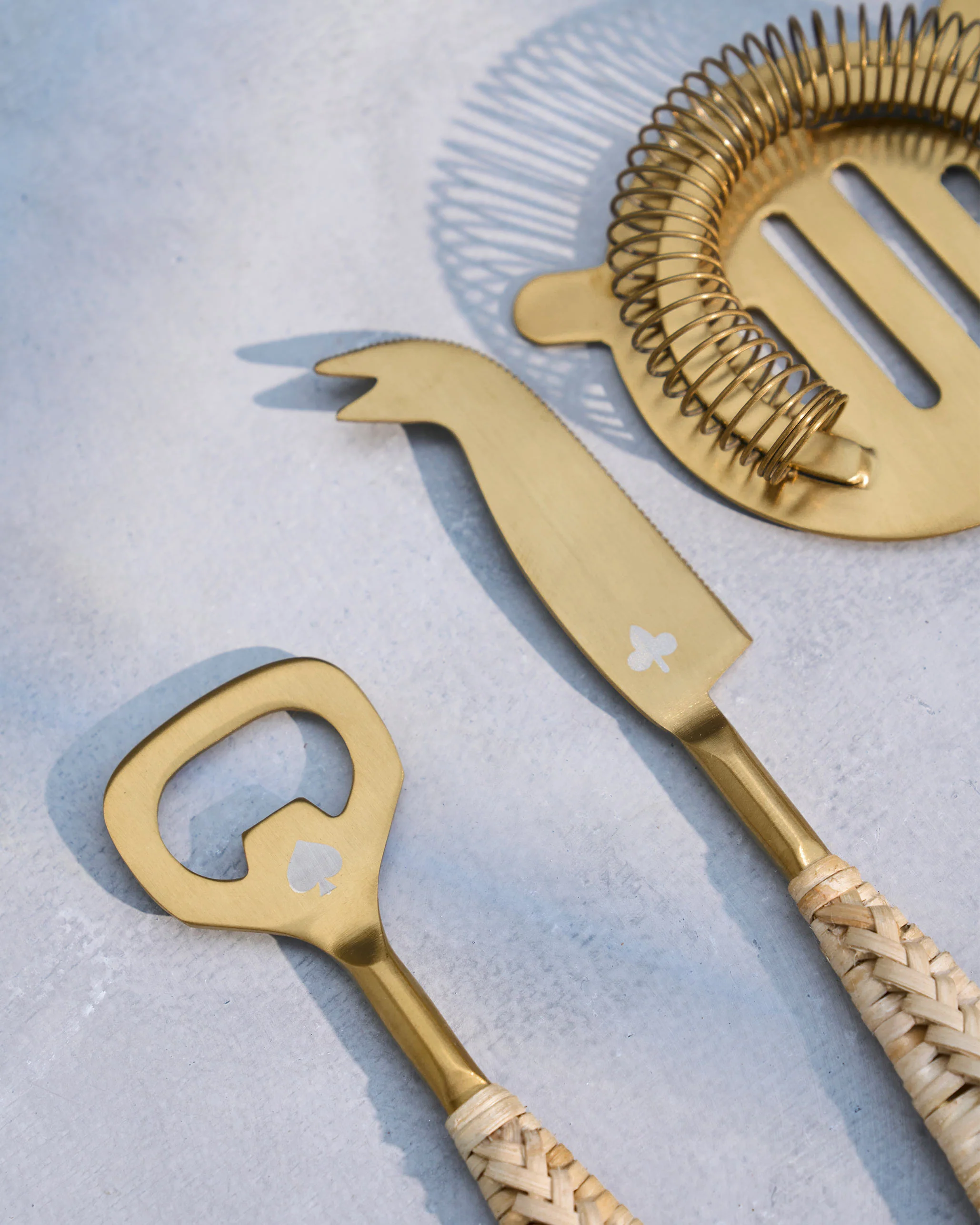Spade & Club Bar Tool (Set of 4) - Image 3