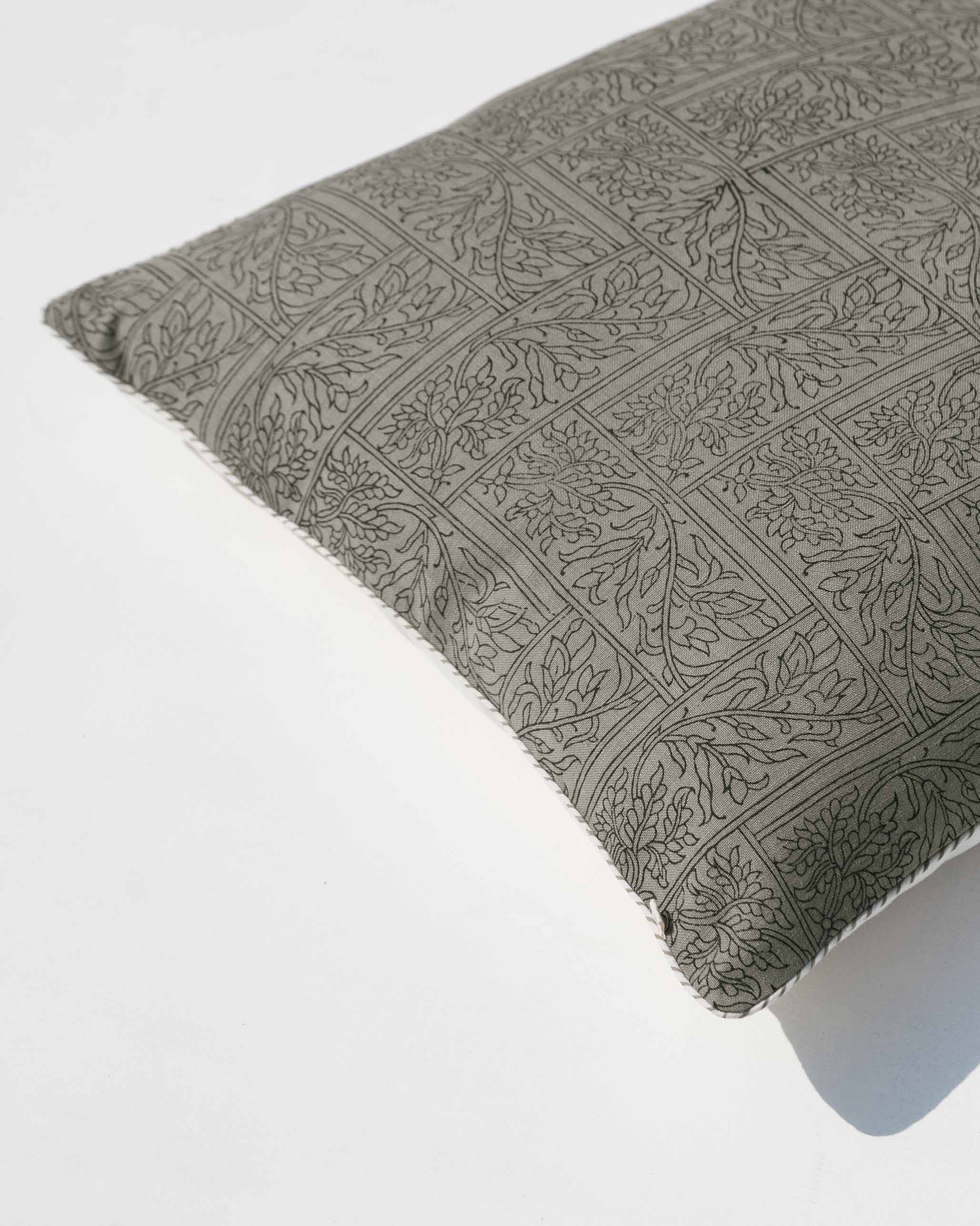 Spice Maze Cushion Cover - Grey - Image 4