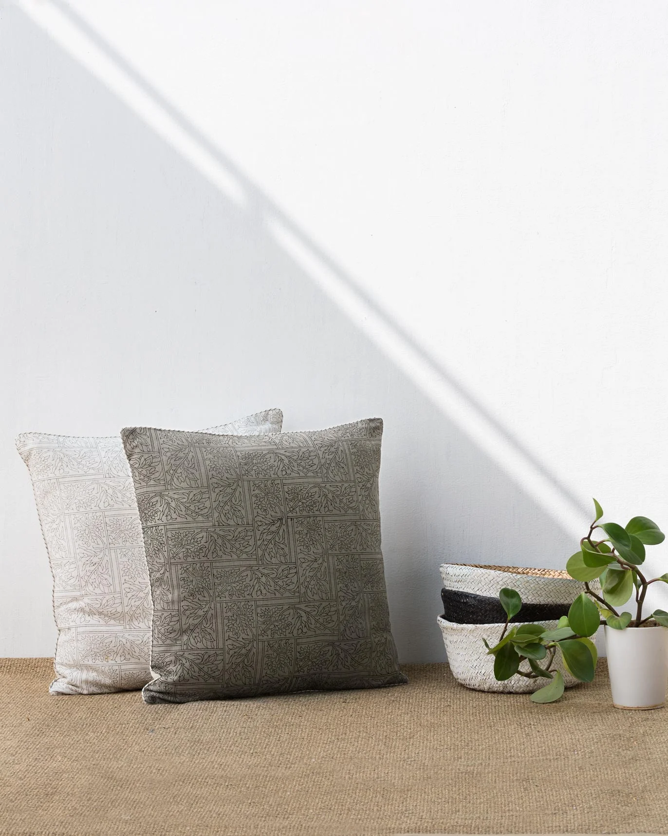 Spice Maze Cushion Cover - Grey - Image 5