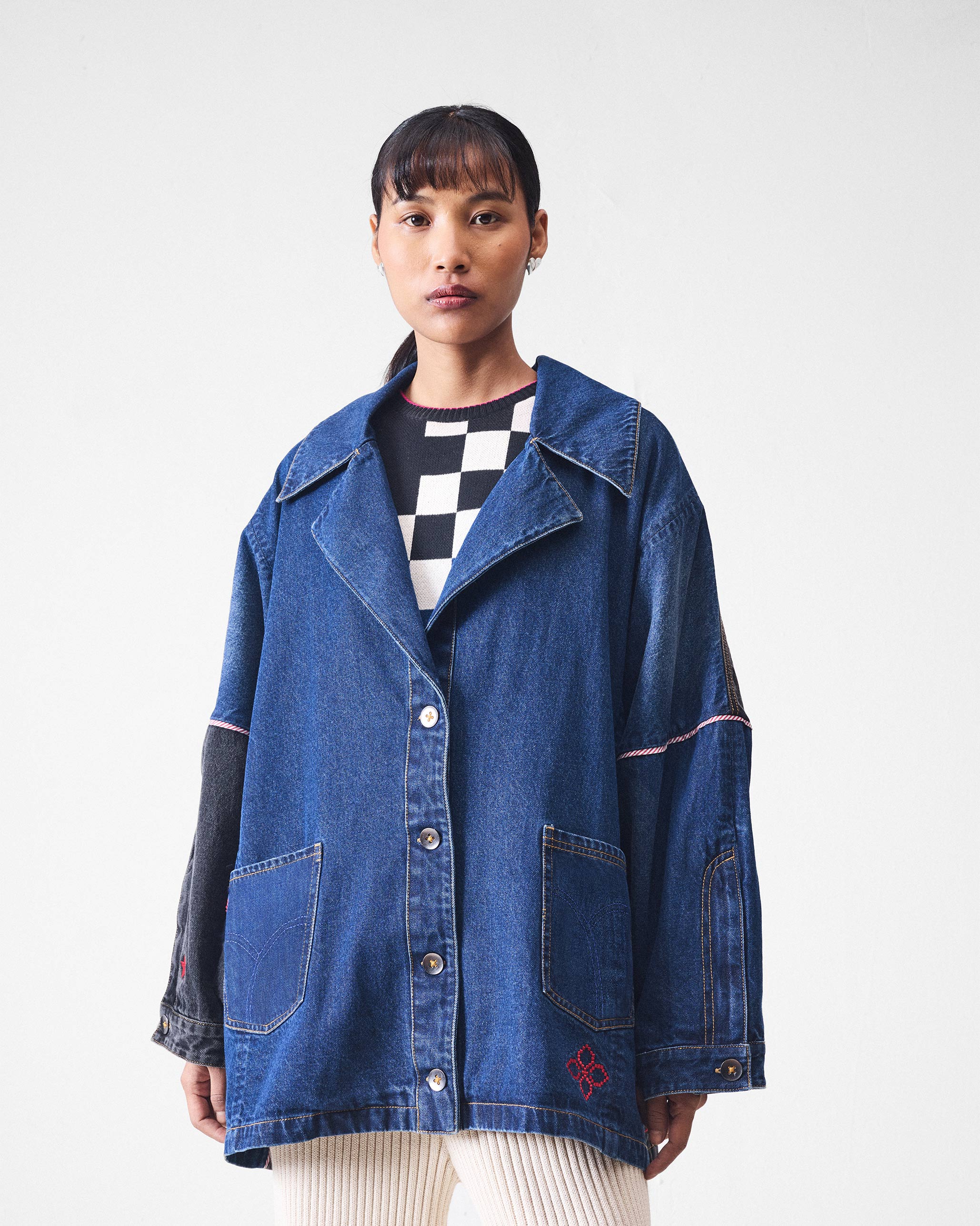 Splice Jacket - Denim - Image 11