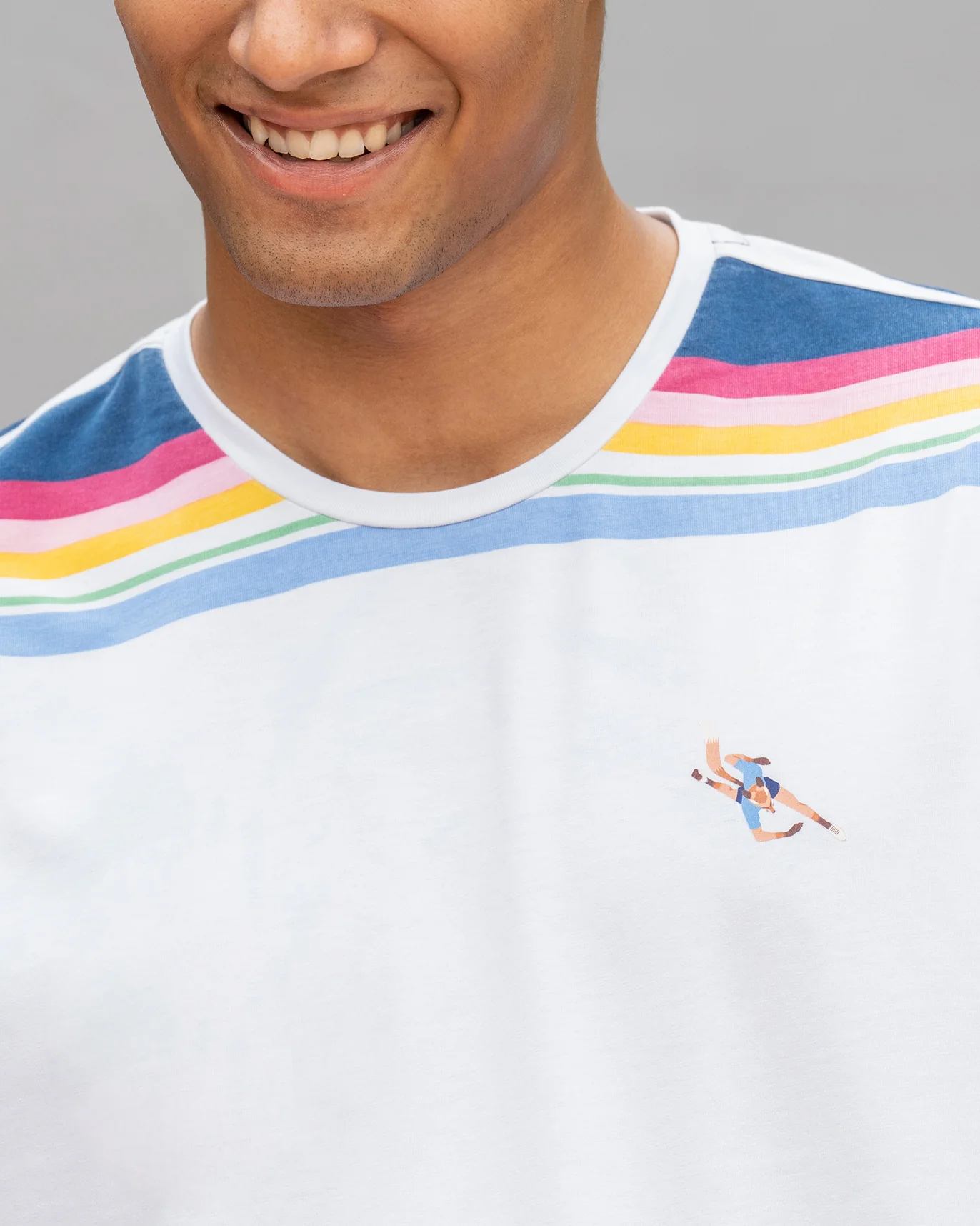 Sport Crew Neck T-shirt - White - Image 2