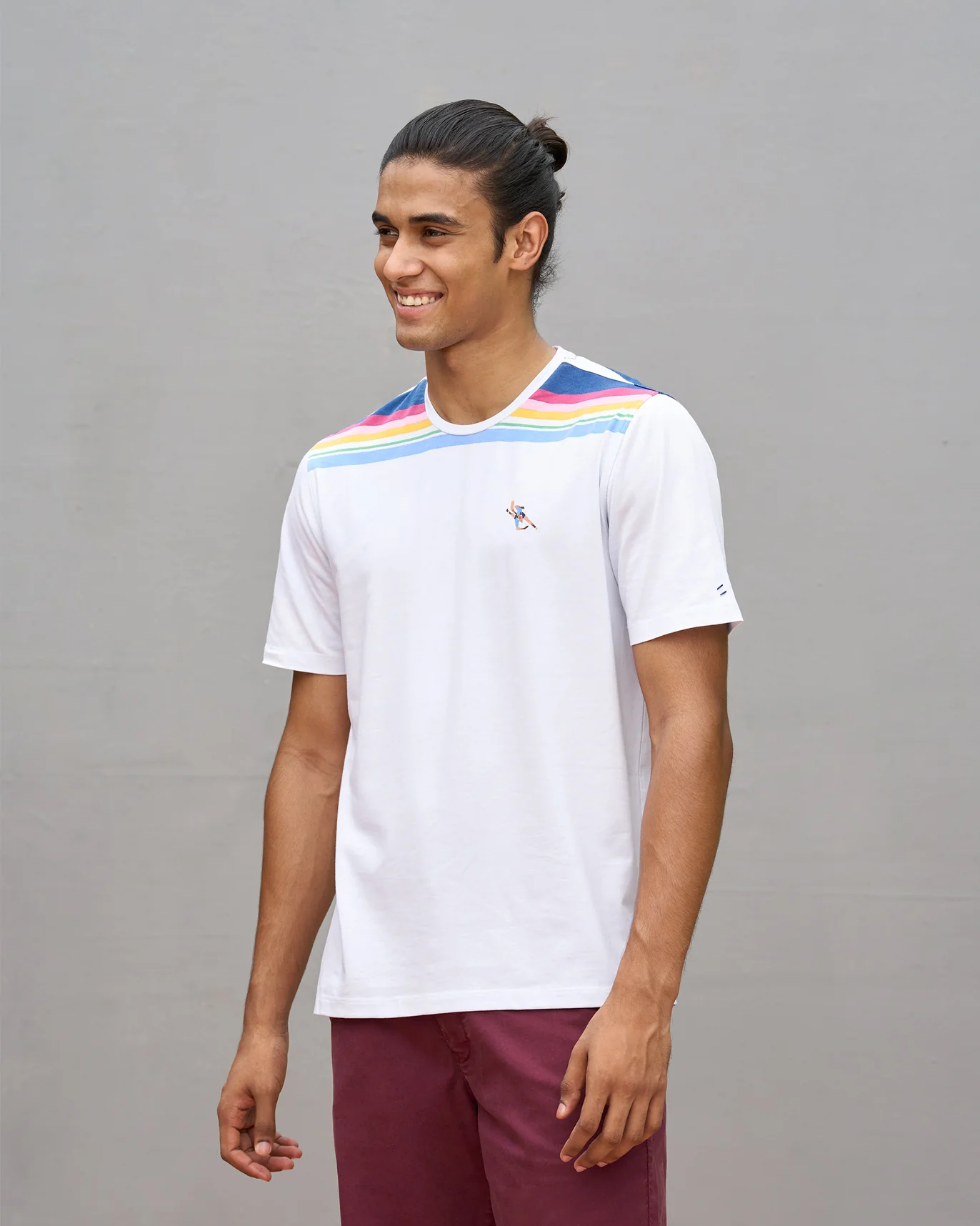 Sport Crew Neck T-shirt - White - Image 5