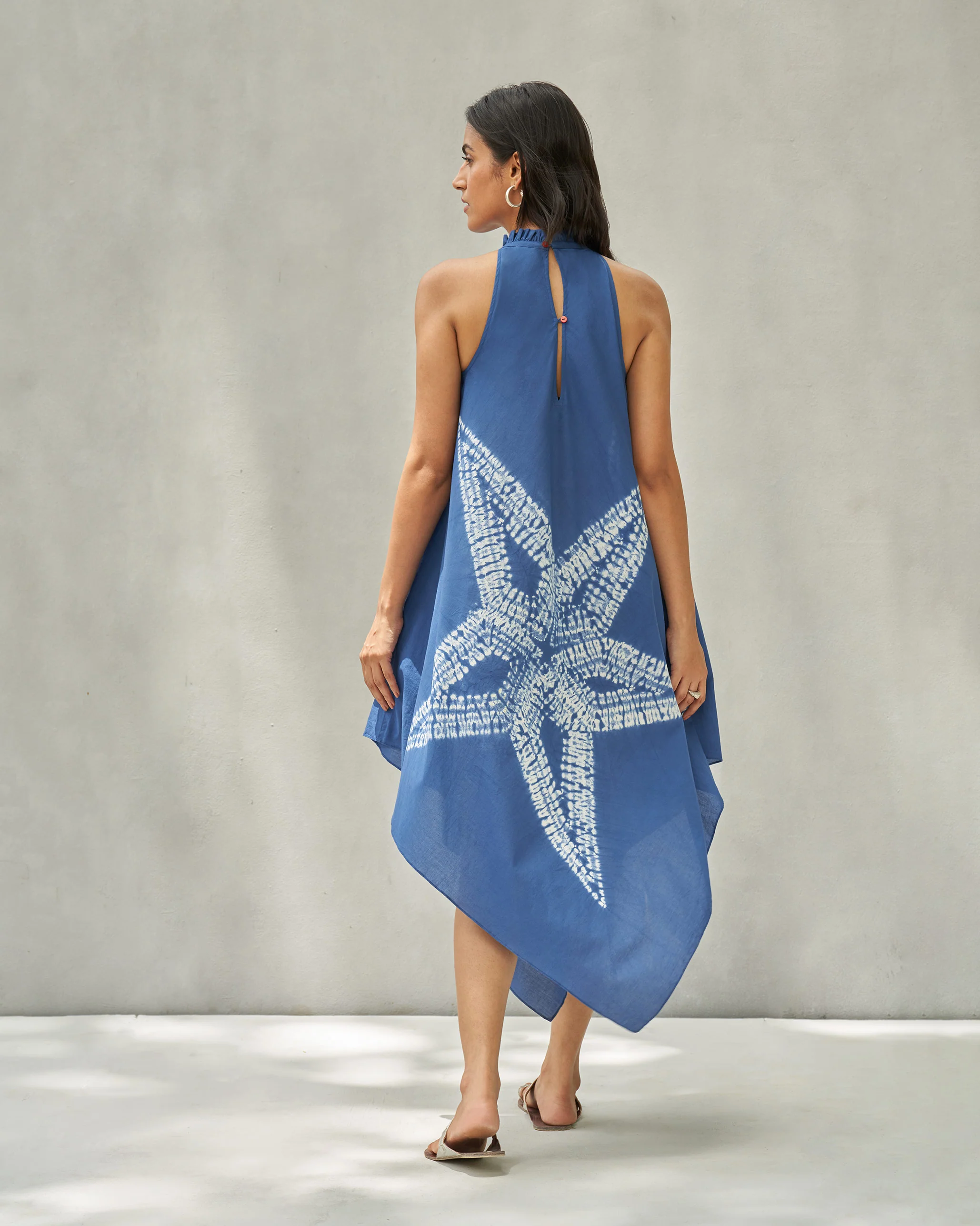 Star Halter Dress - Blue - Image 5