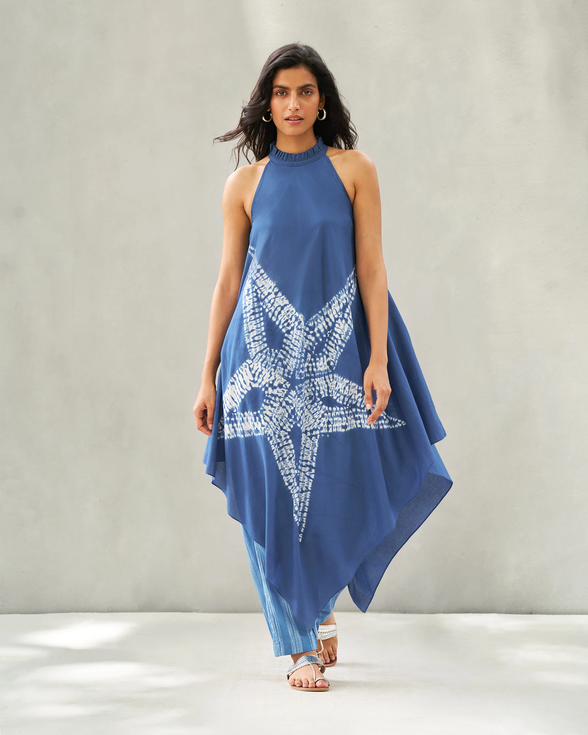 Star Halter Dress - Blue - Image 7
