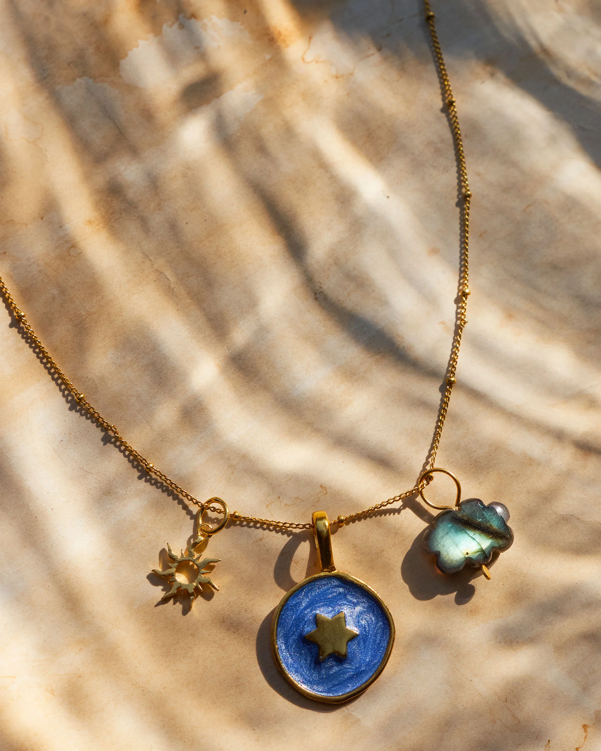 Star Light Necklace - Gold - Image 2