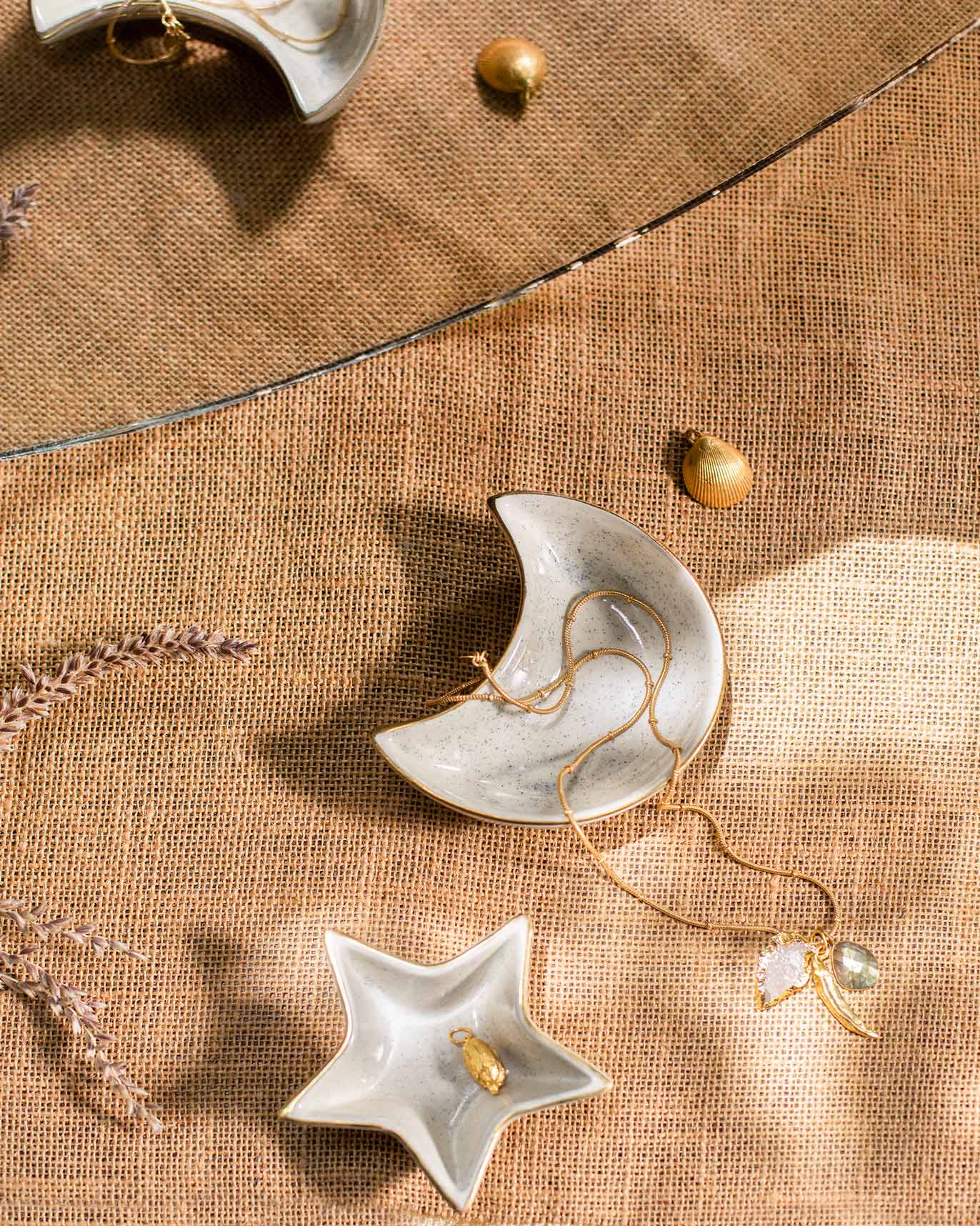 Star & Moon dish Set with Spoon - Image 2