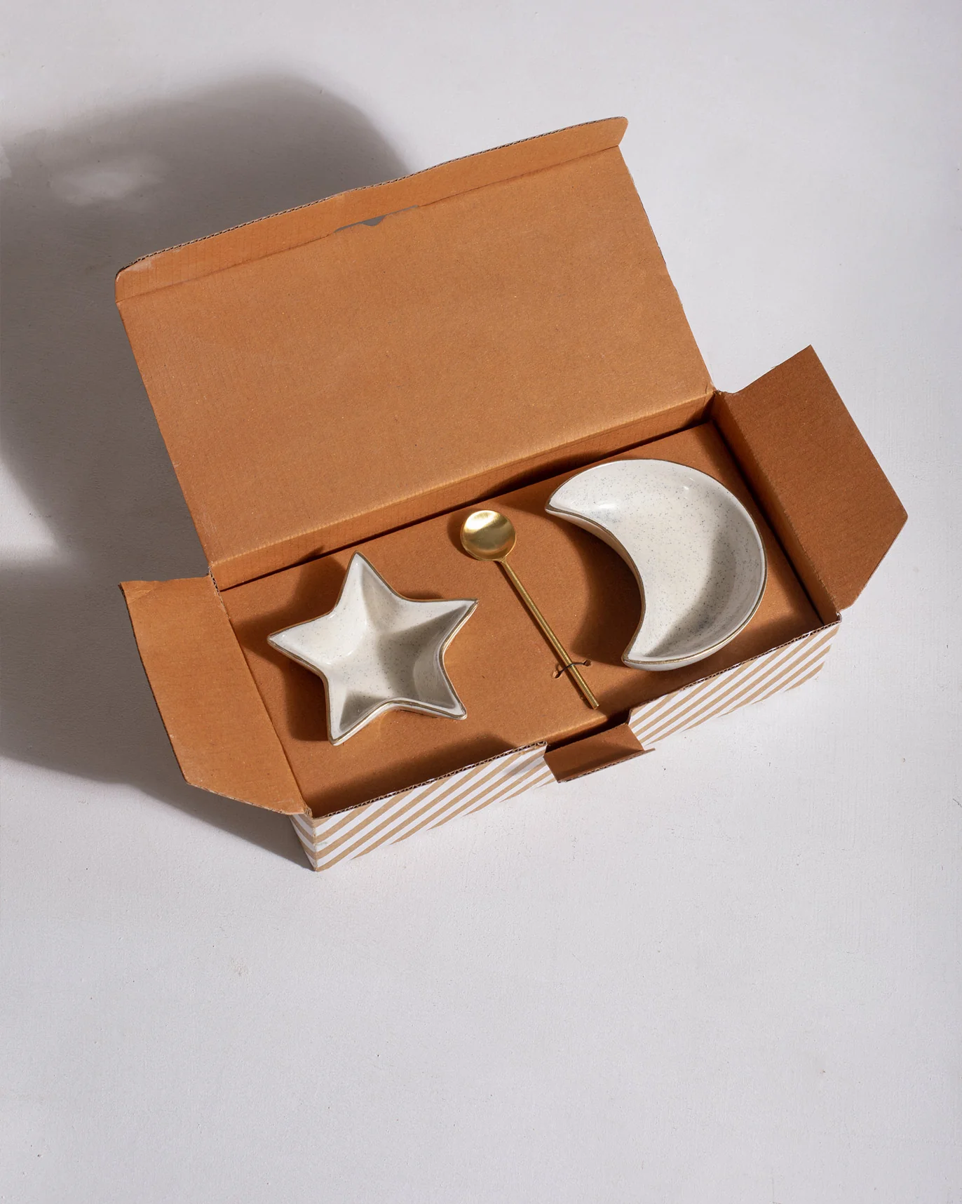 Star & Moon dish Set with Spoon - Image 3