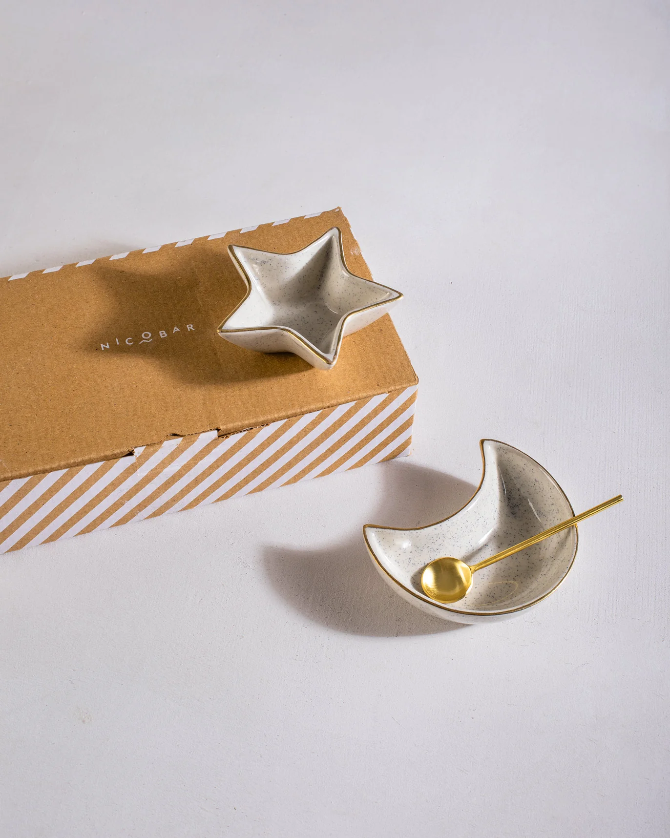 Star & Moon dish Set with Spoon - Image 5