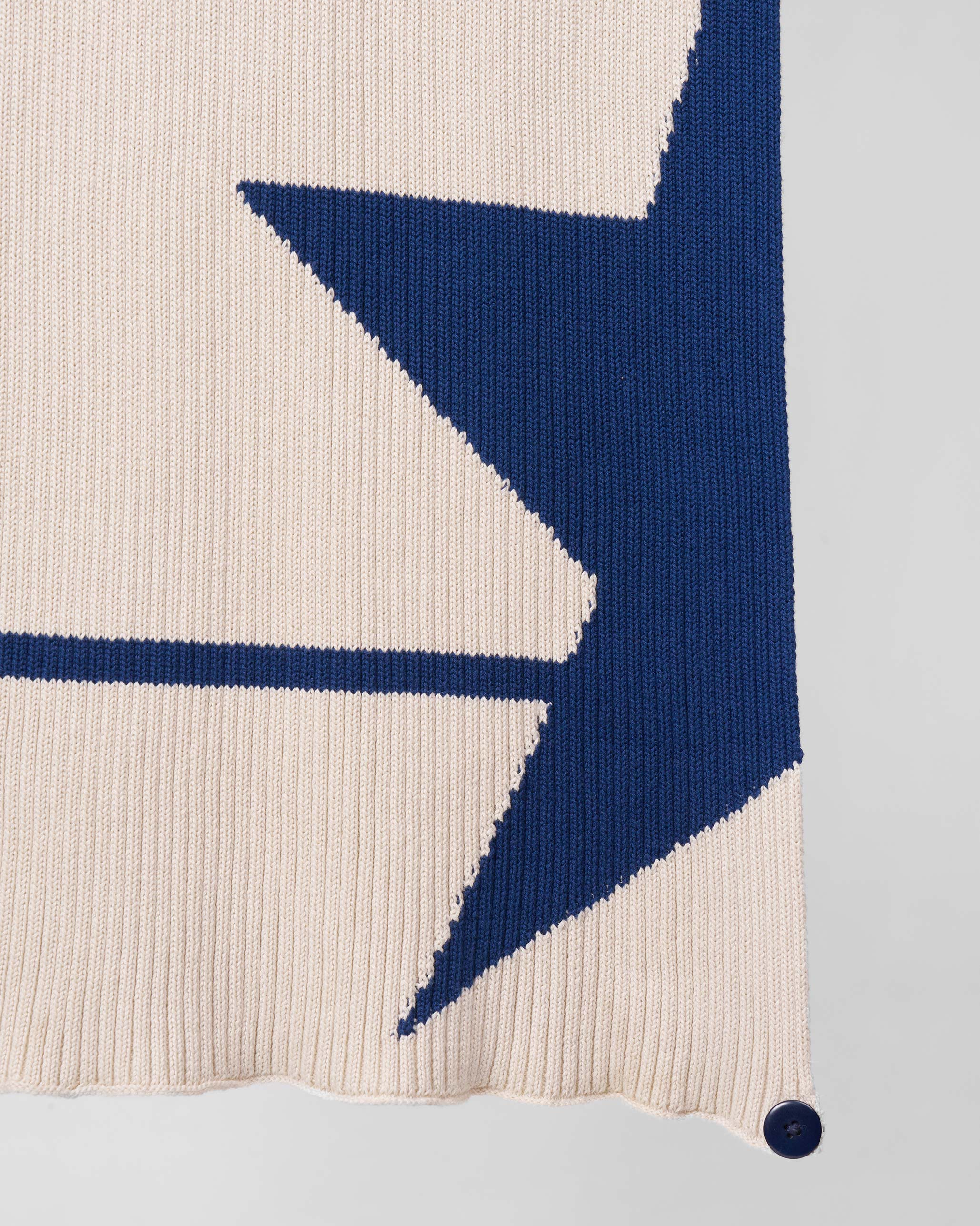 Star Power Scarf - Navy & Ivory - Image 3
