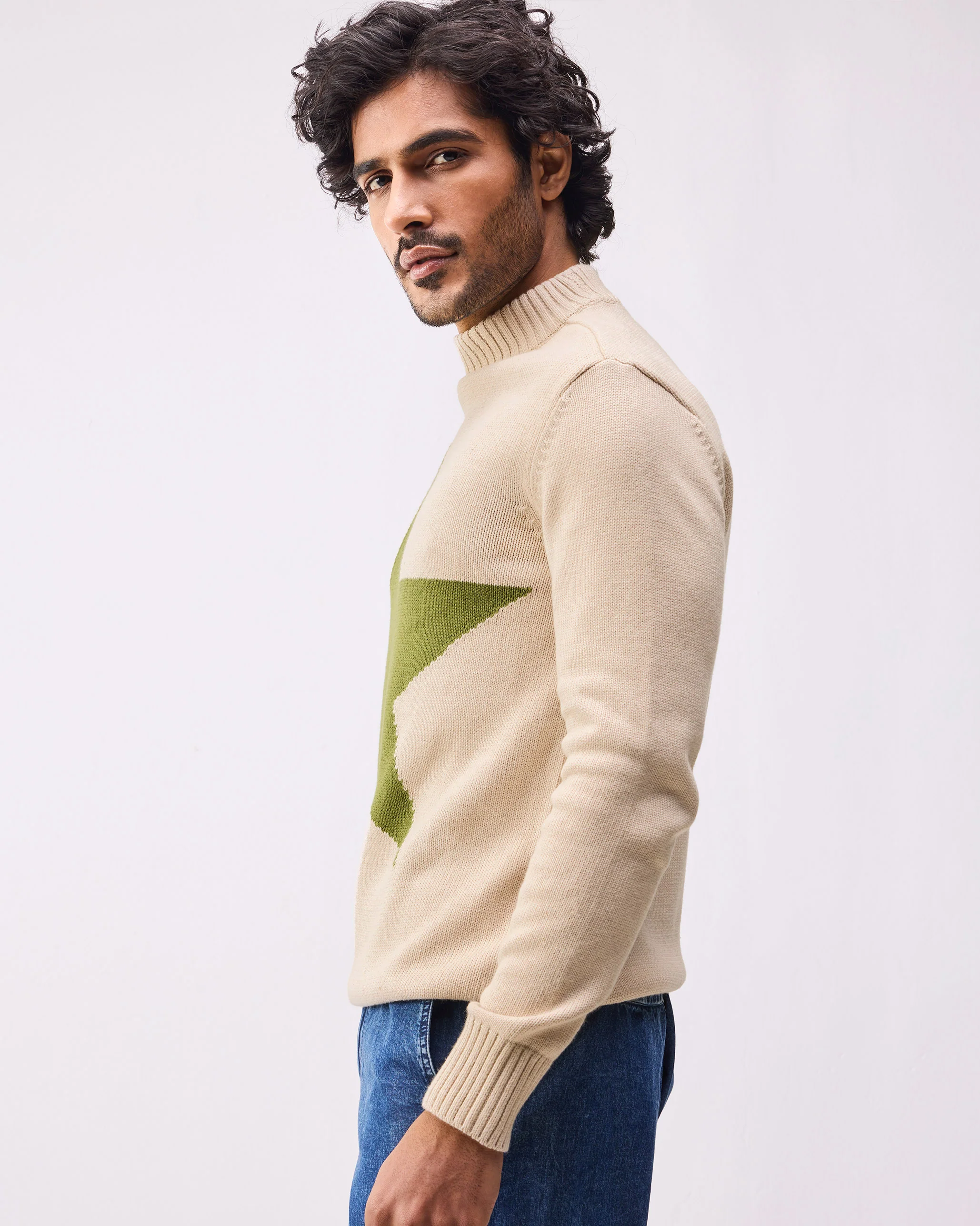 Star Sweater - Oatmeal - Image 4