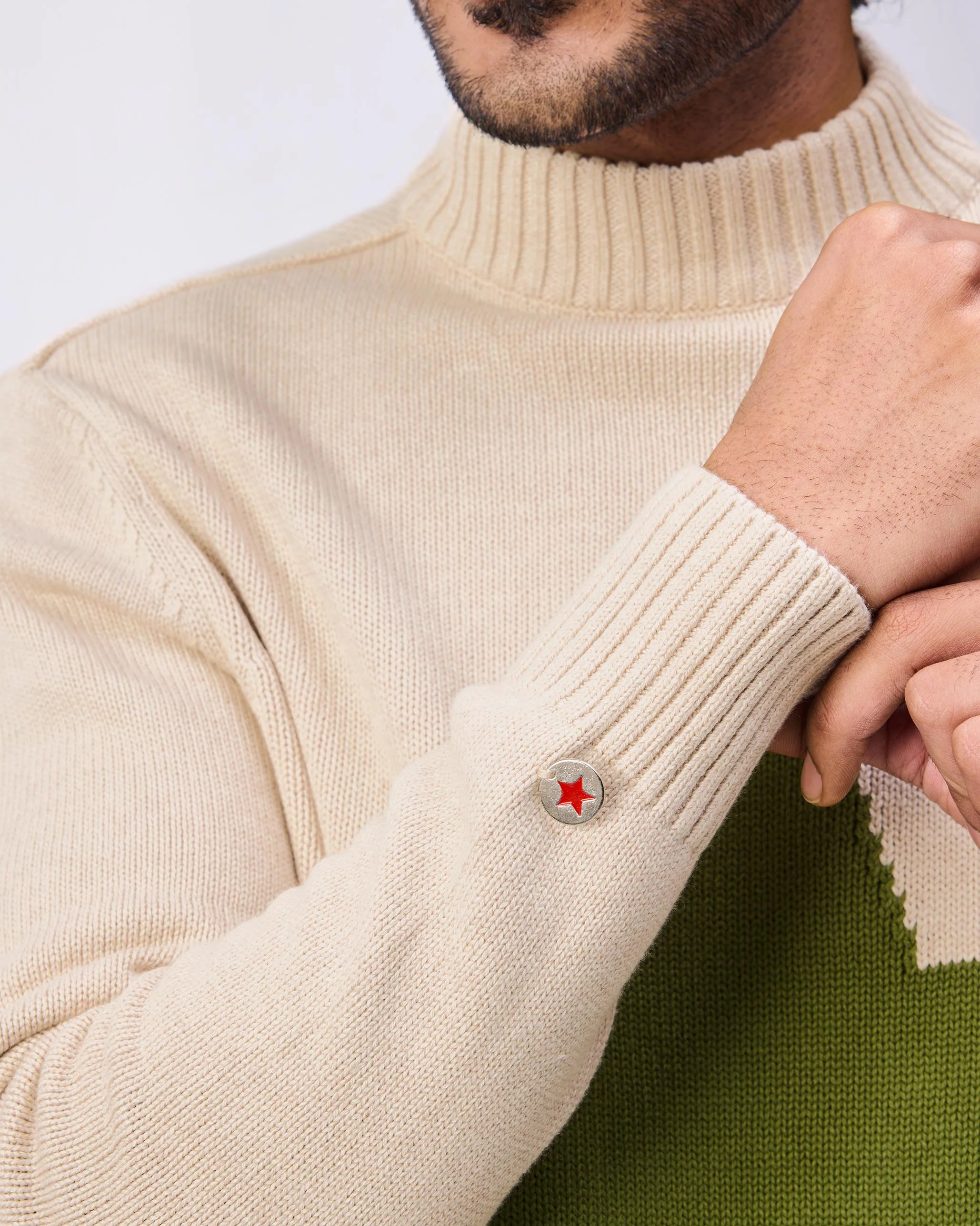 Star Sweater - Oatmeal - Image 6
