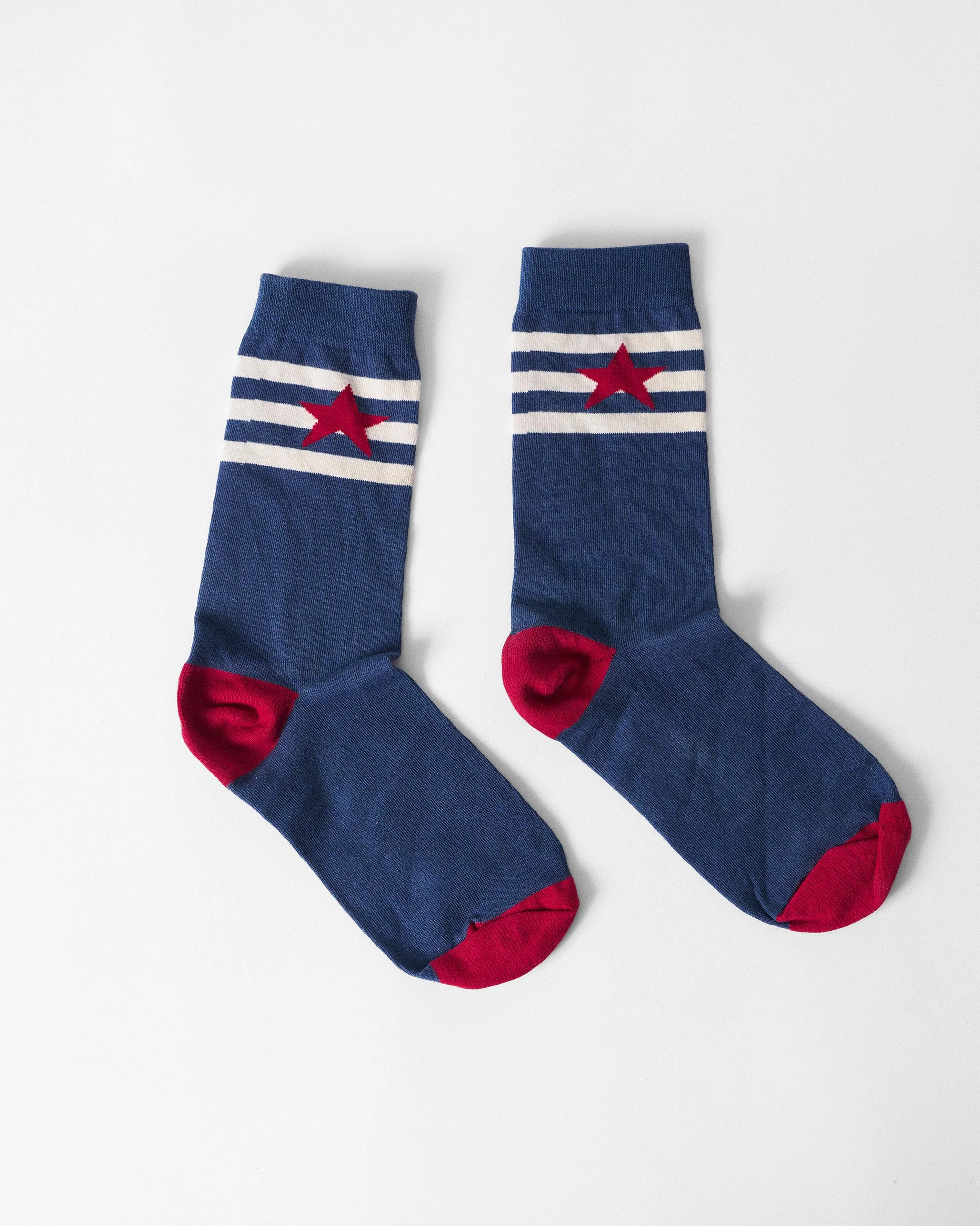 Starbed Socks - Navy & Red - Image 2