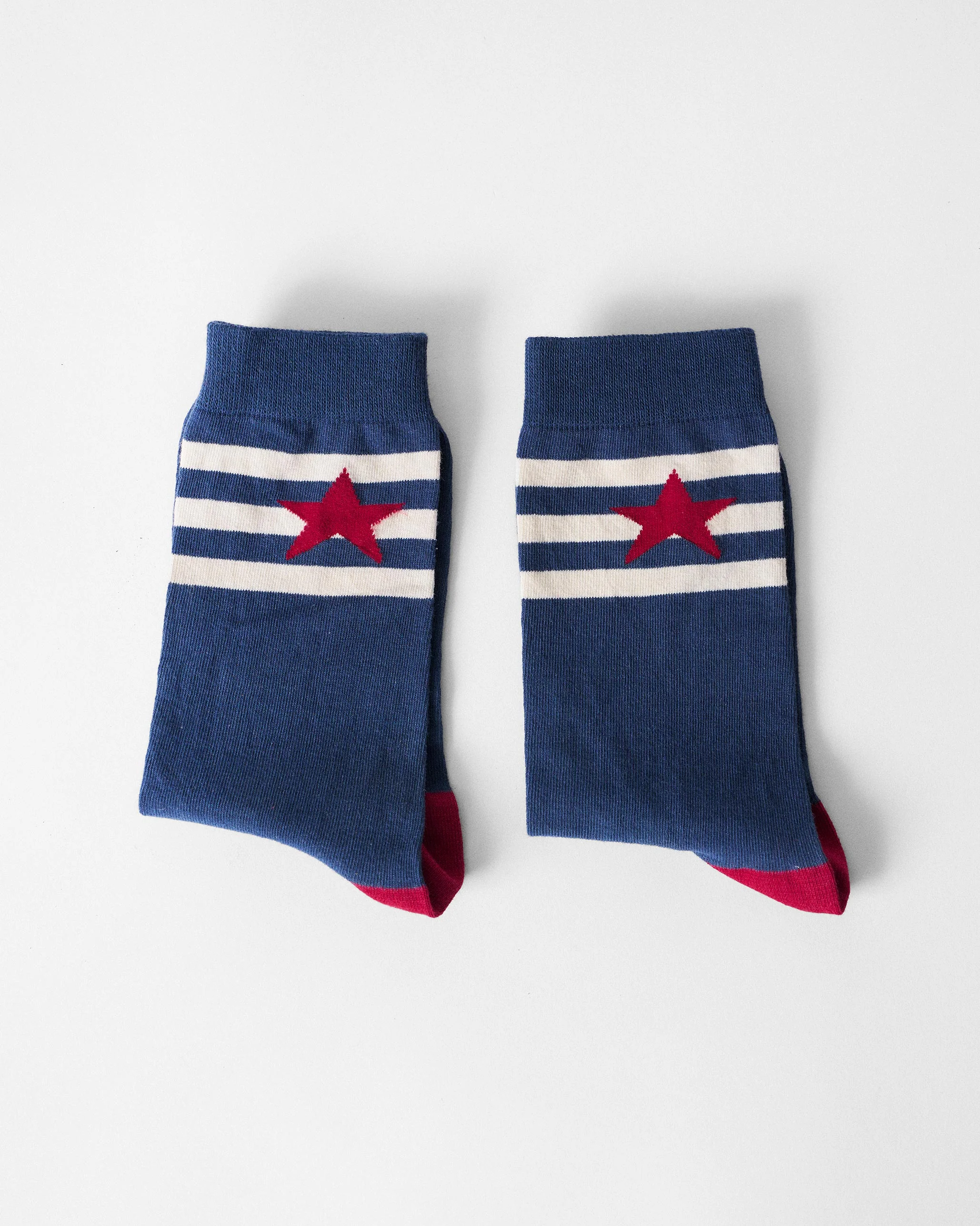 Starbed Socks - Navy & Red - Image 5