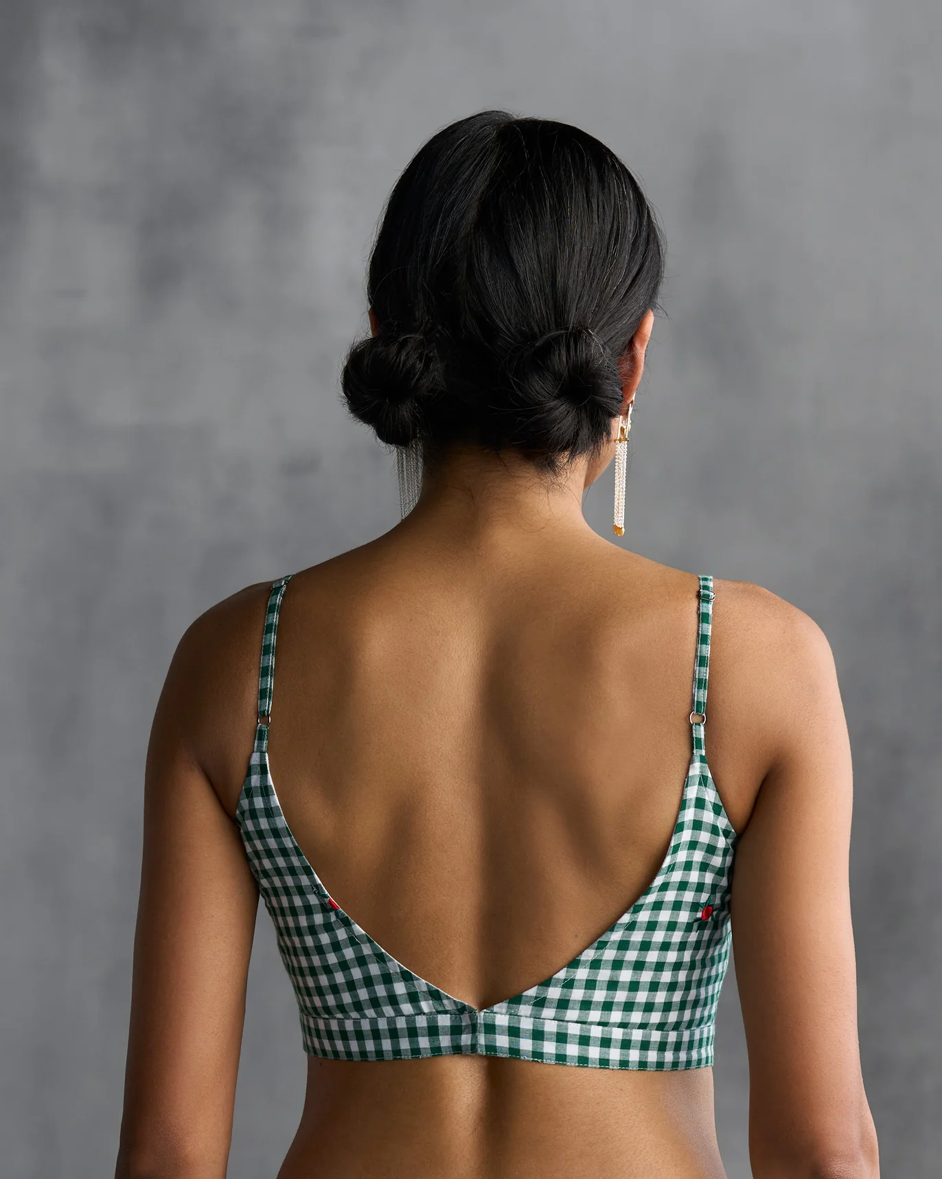 Strappy Blouse - Green - Image 3