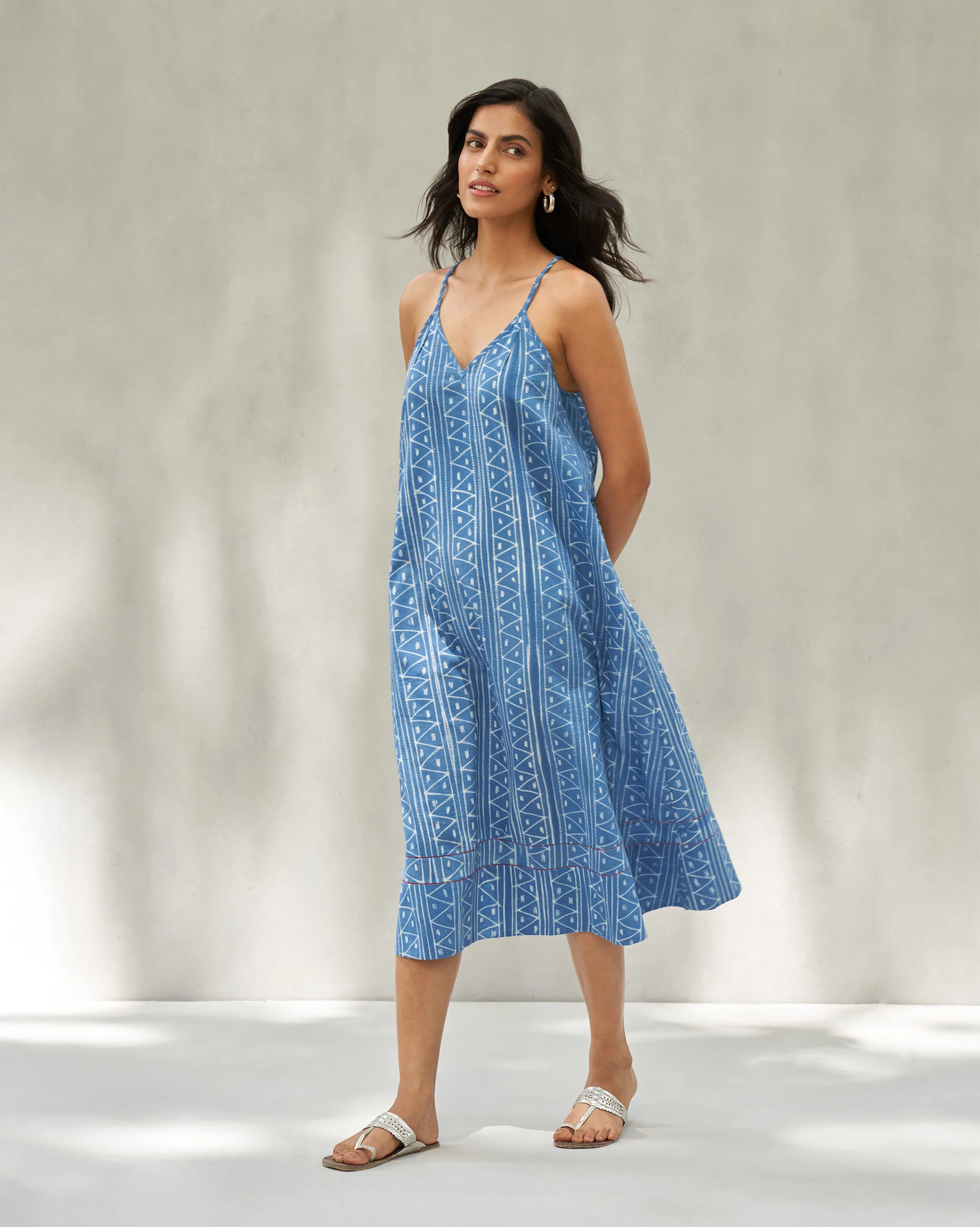 Strappy Dress - Blue - Image 5