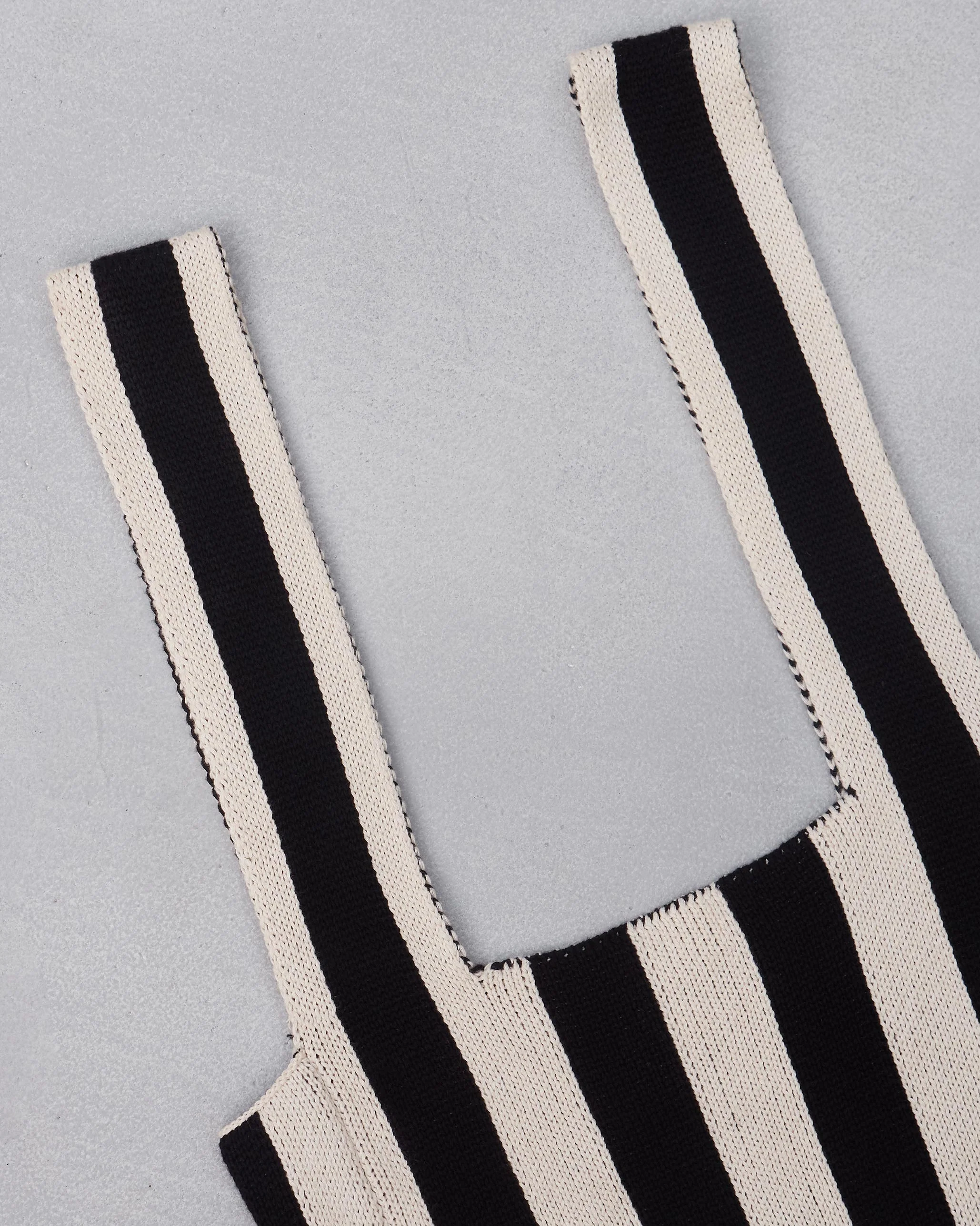 Stripe Bag - Ivory & Black - Image 3