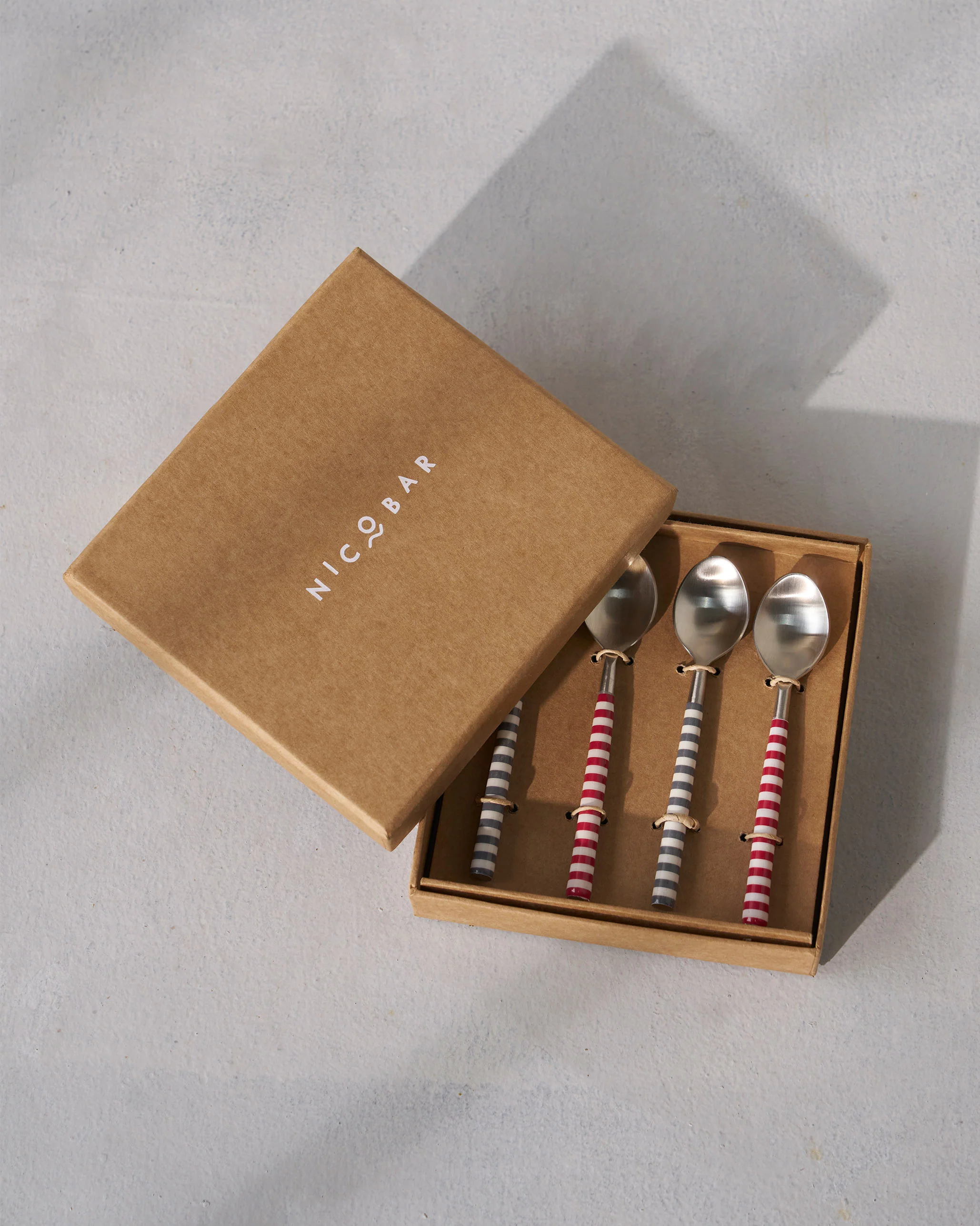 Stripe Dessert Spoon - Set of 4 - Image 4