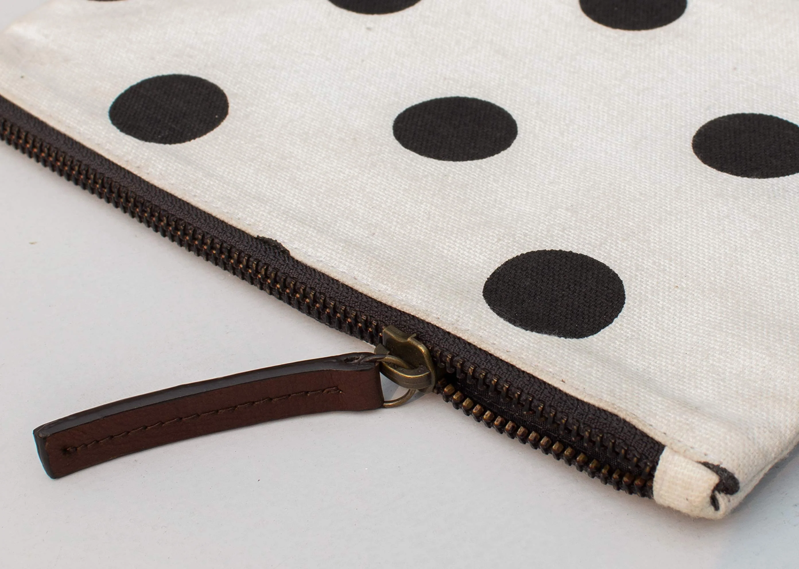Stripe & Polka Pouch - Black & White - Image 3