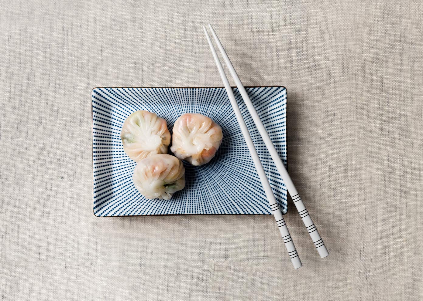 Stripe White Chopsticks (Set of 2) - Image 3