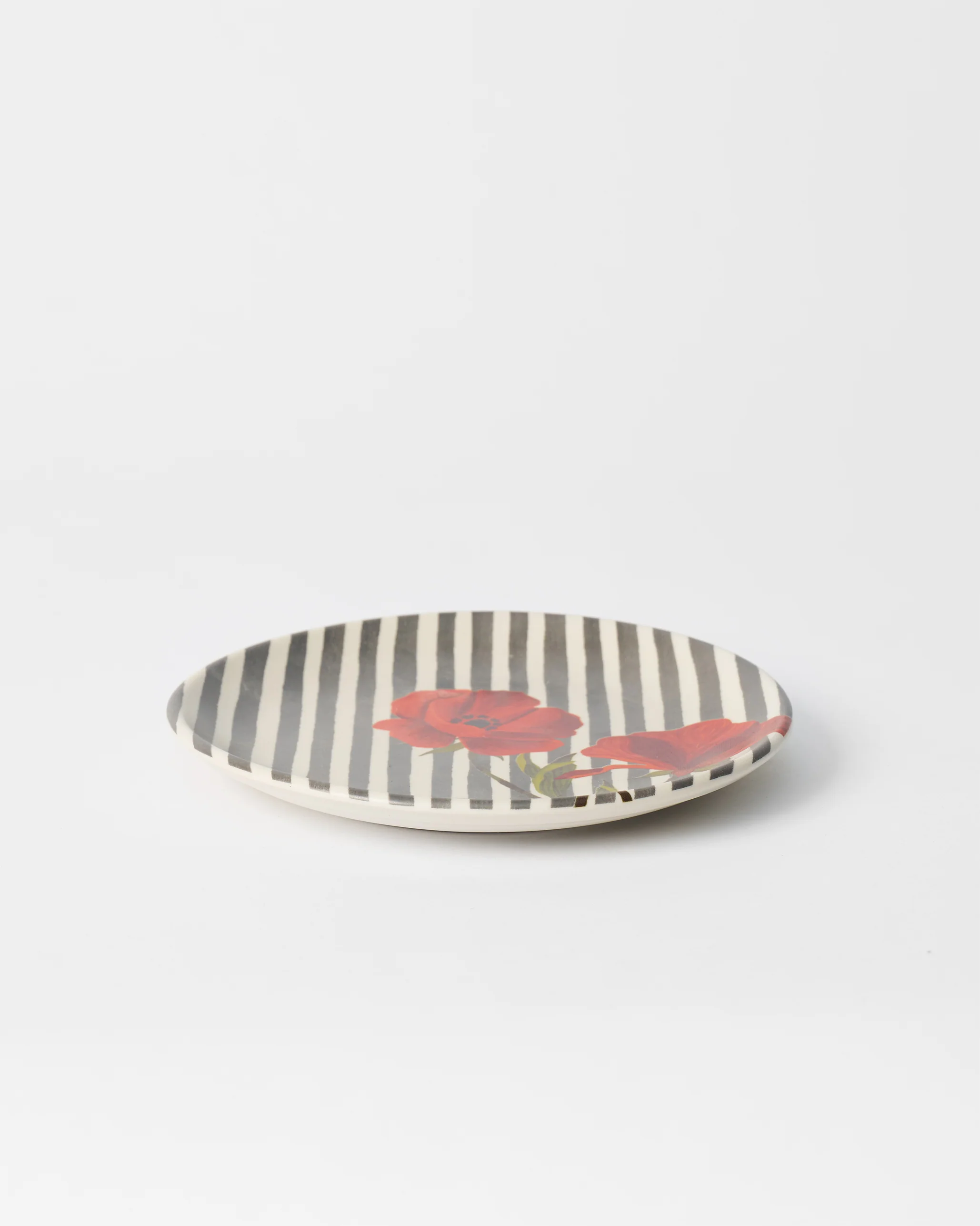 Striped Poppy Quarter Plate - Image 3