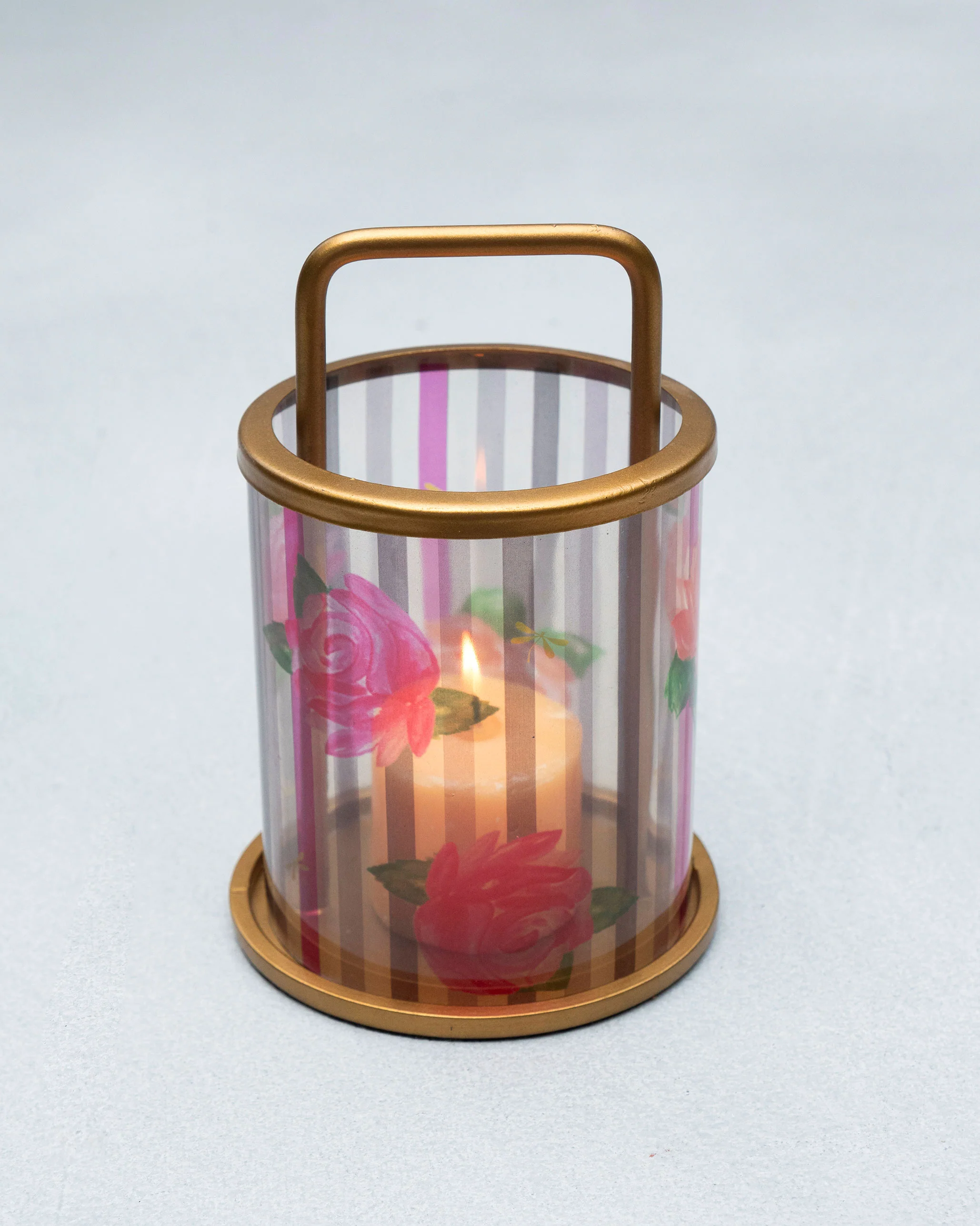 Striped Roses Lantern - Image 2