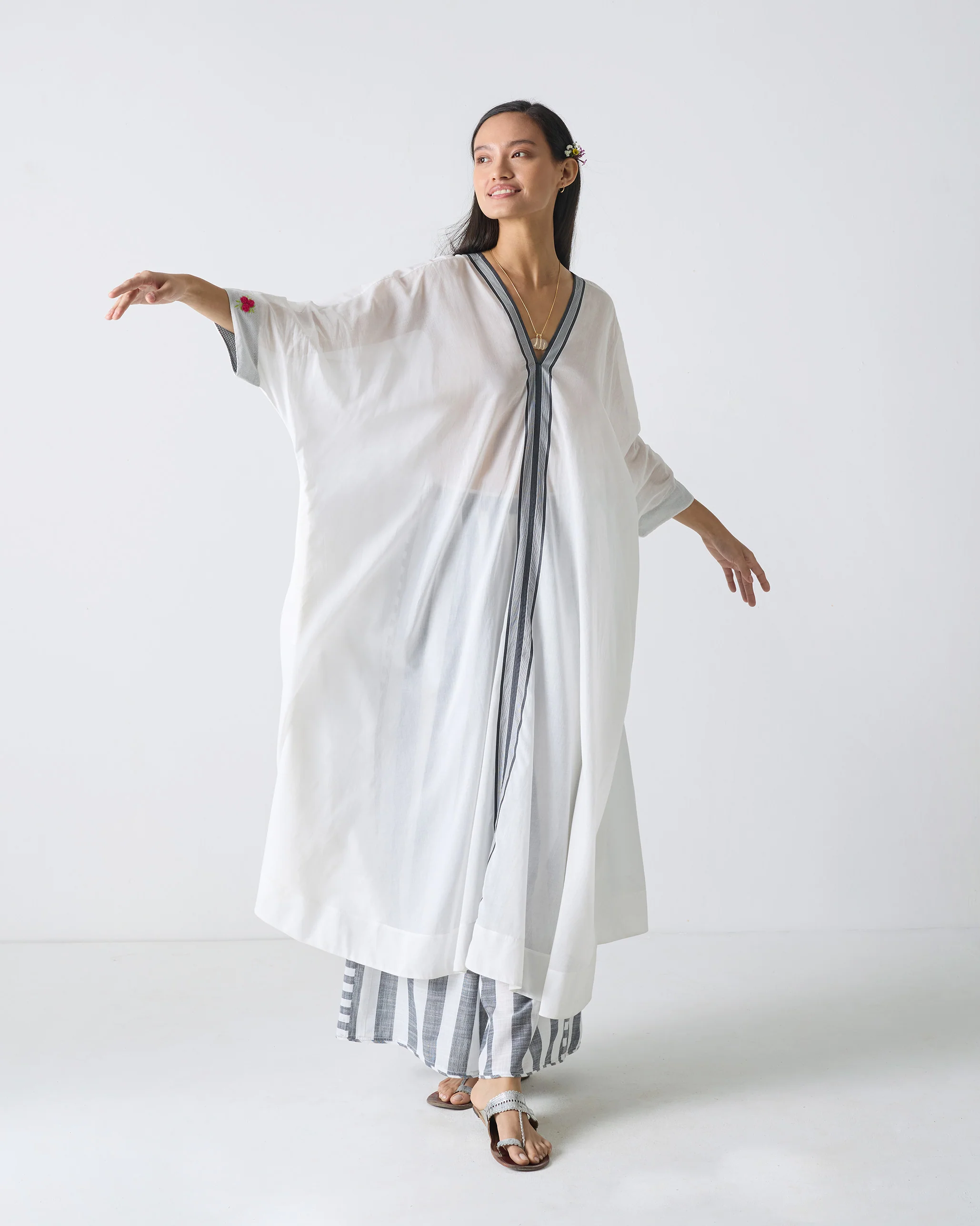 Sugato Kaftan - White - Image 6