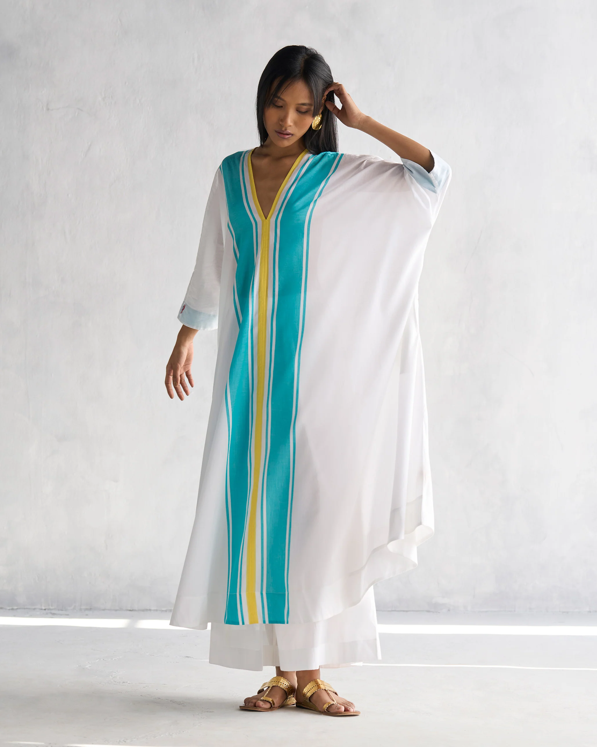 Sugato Kaftan - White - Image 3