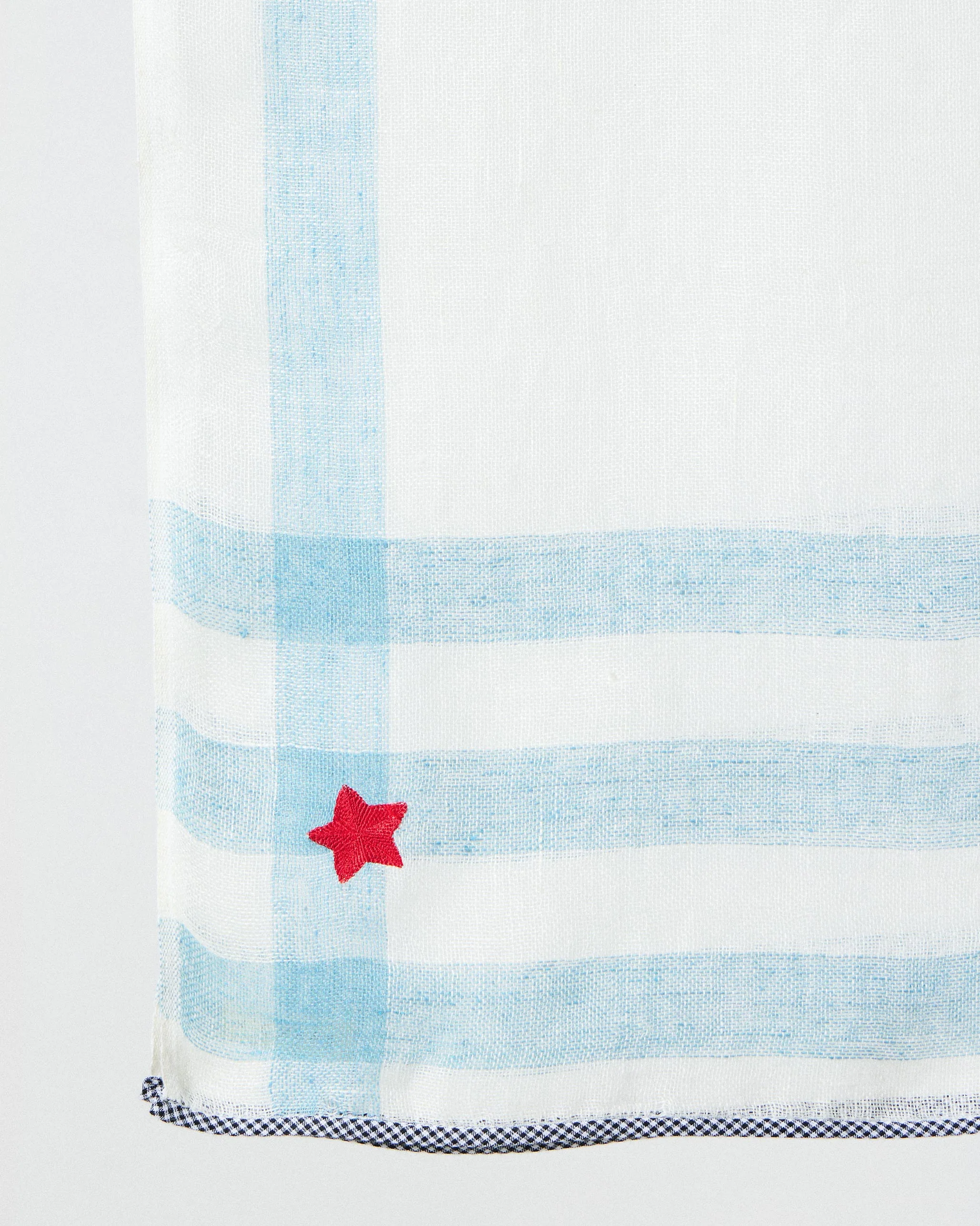 Summer Breeze Scarf - Light Blue & White - Image 2