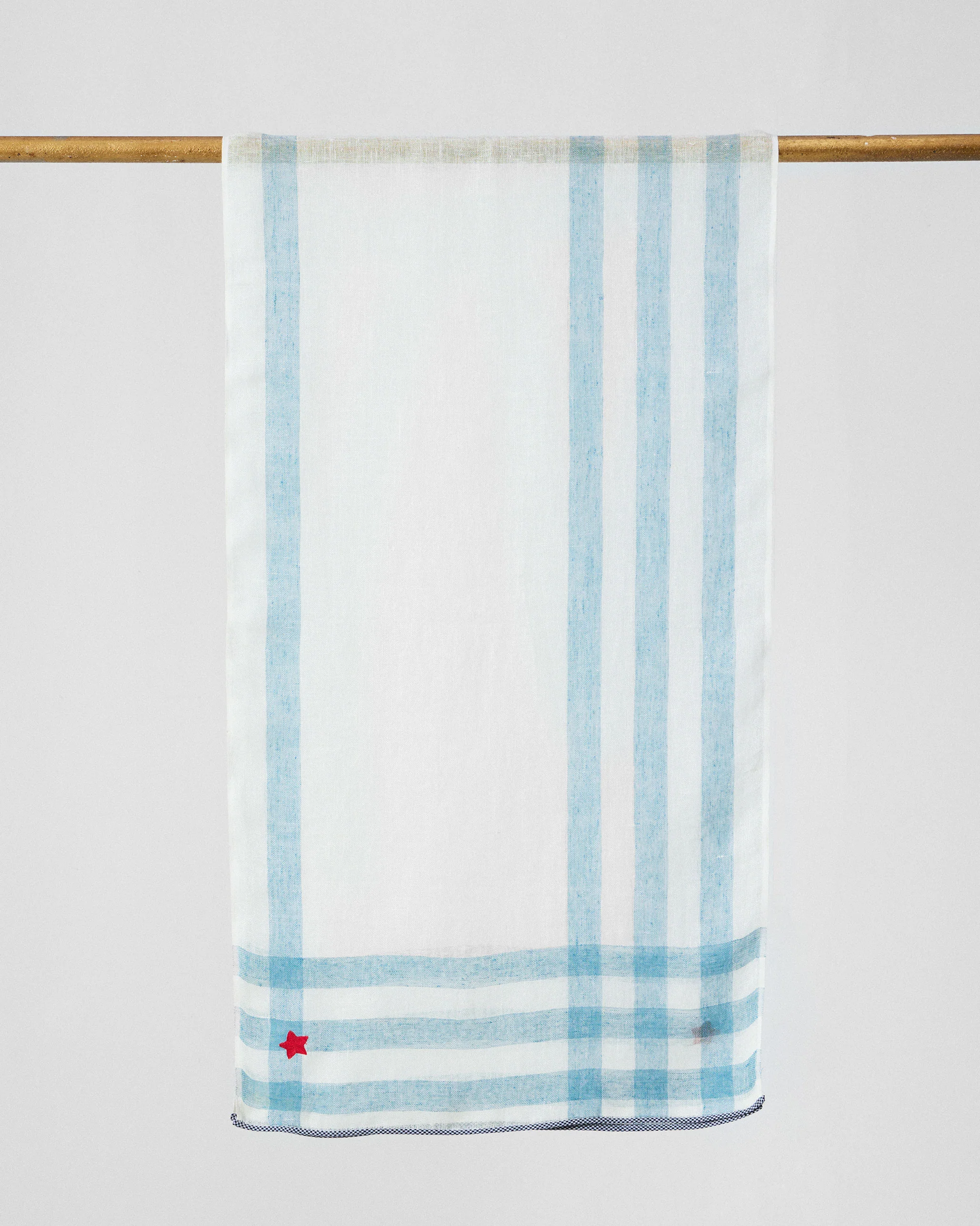 Summer Breeze Scarf - Light Blue & White - Image 3