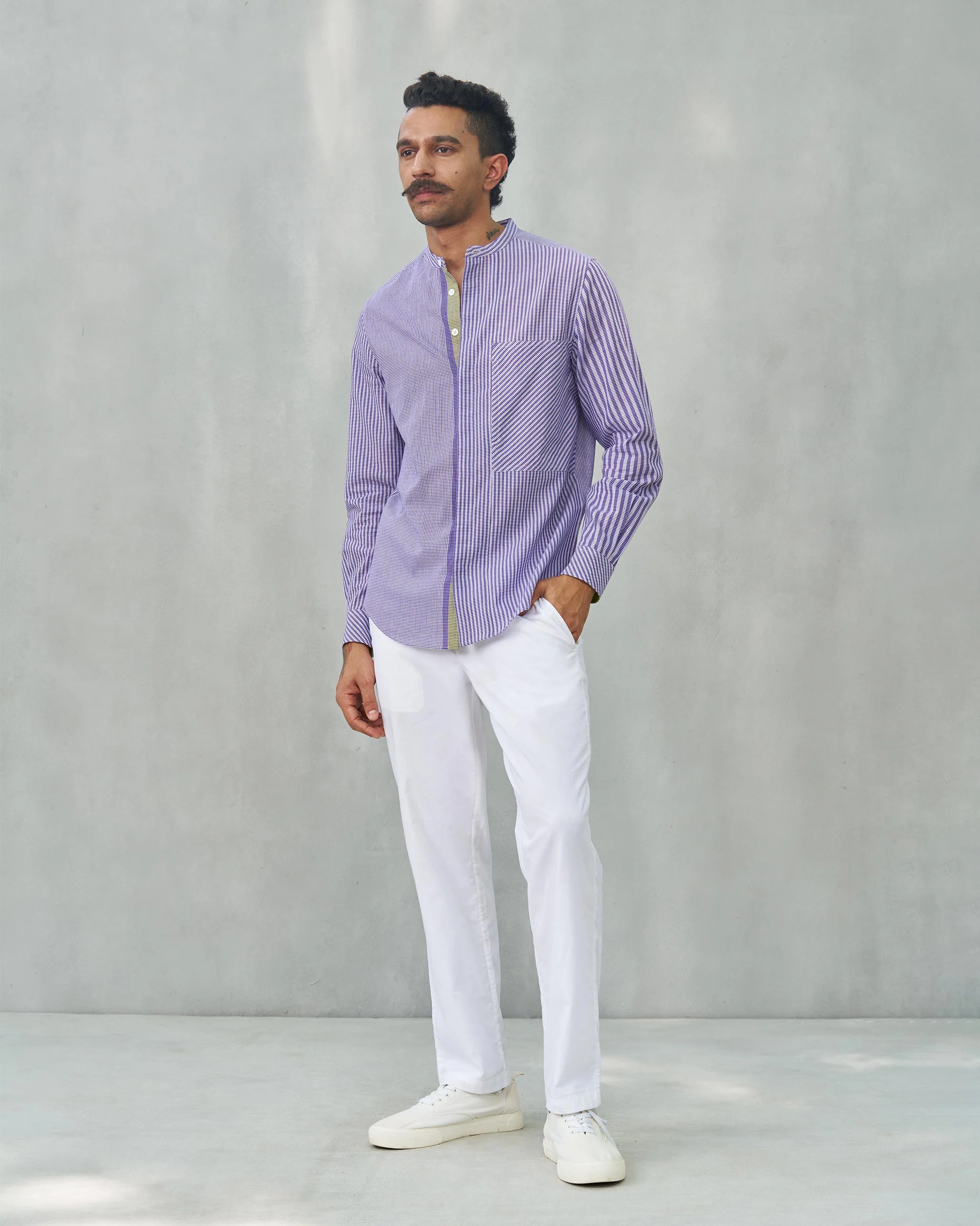 Summer Fridays Pocket Shirt - Purple - Image 5