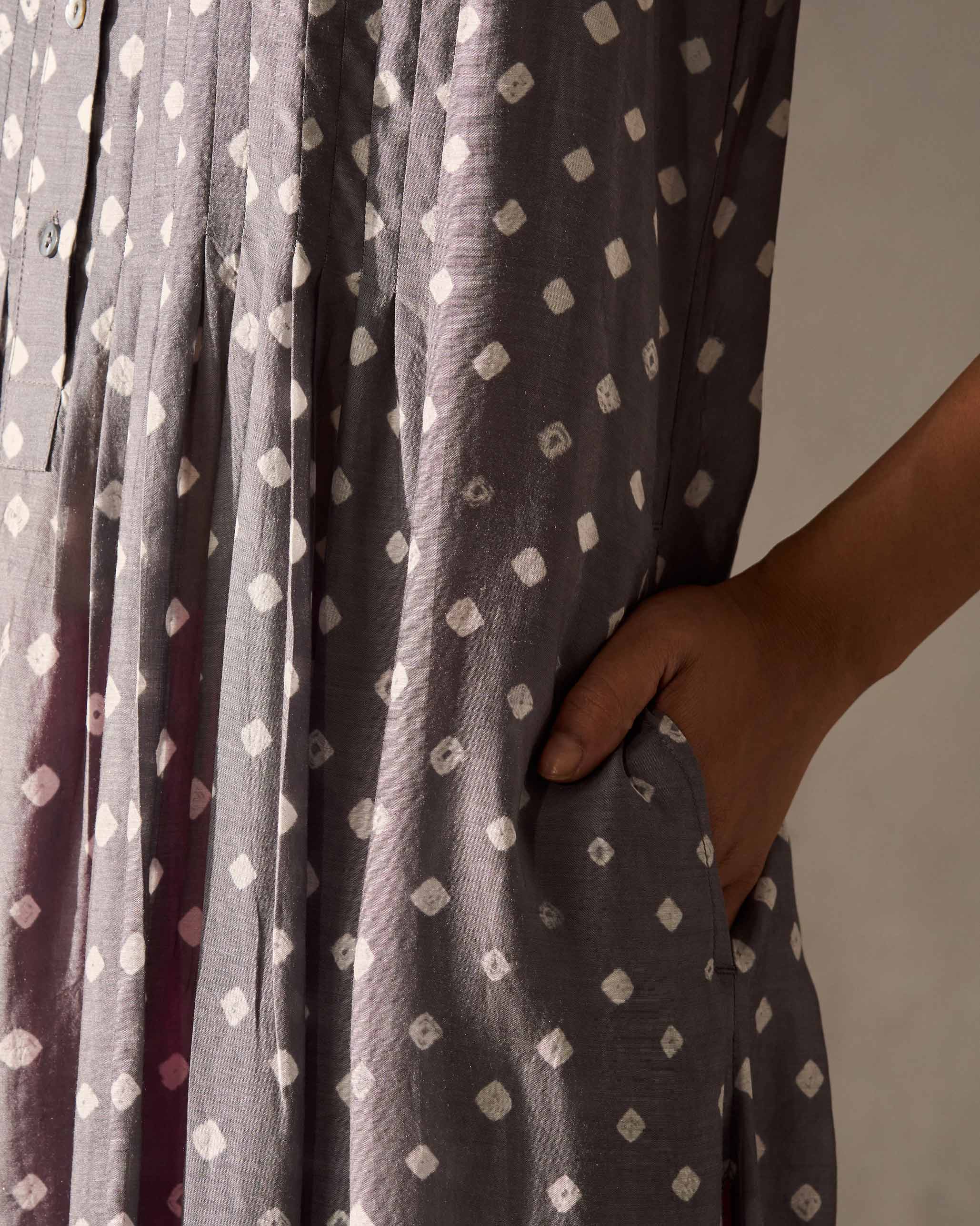 Summer Fun Kurta - Grey - Image 3