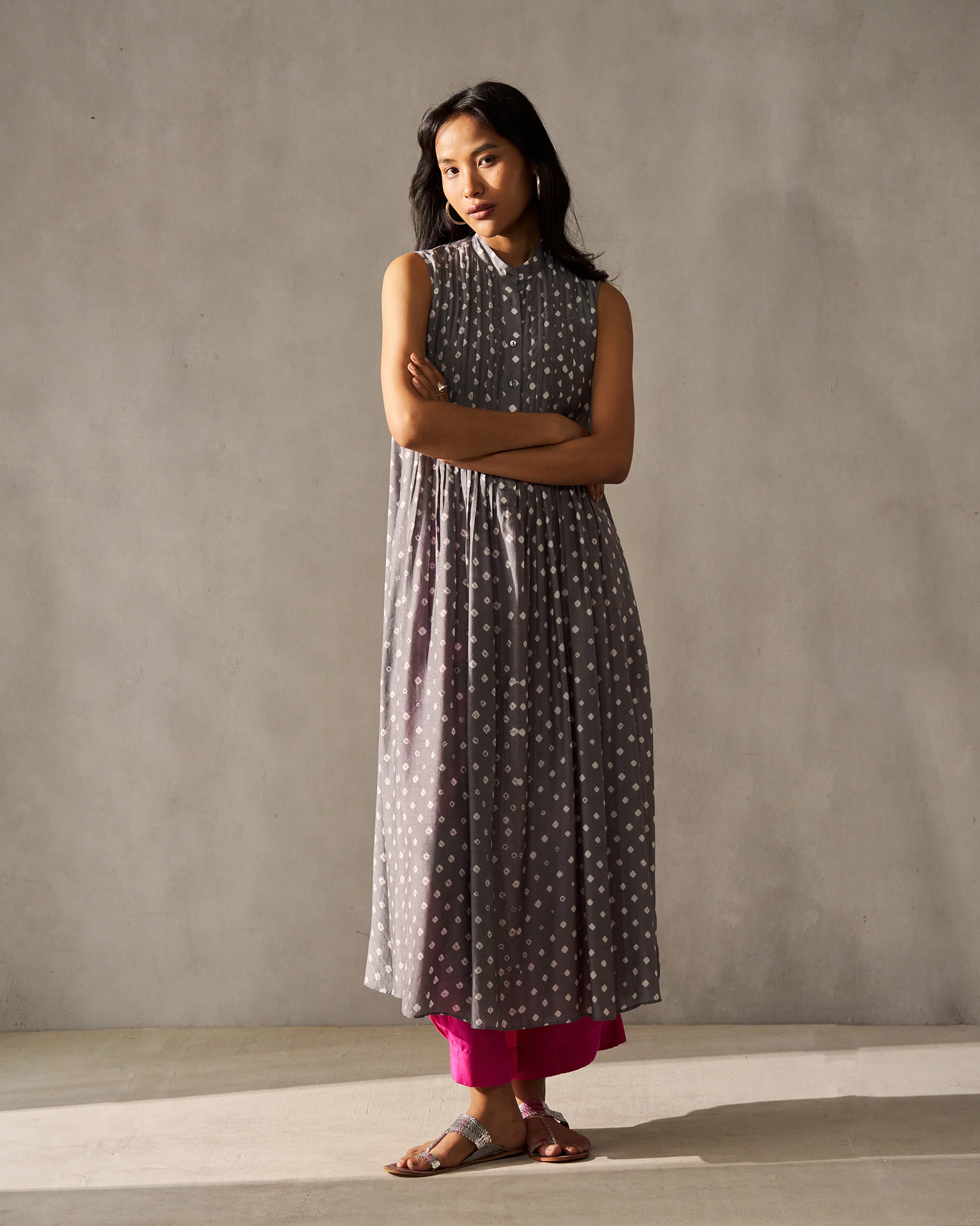 Summer Fun Kurta - Grey - Image 6
