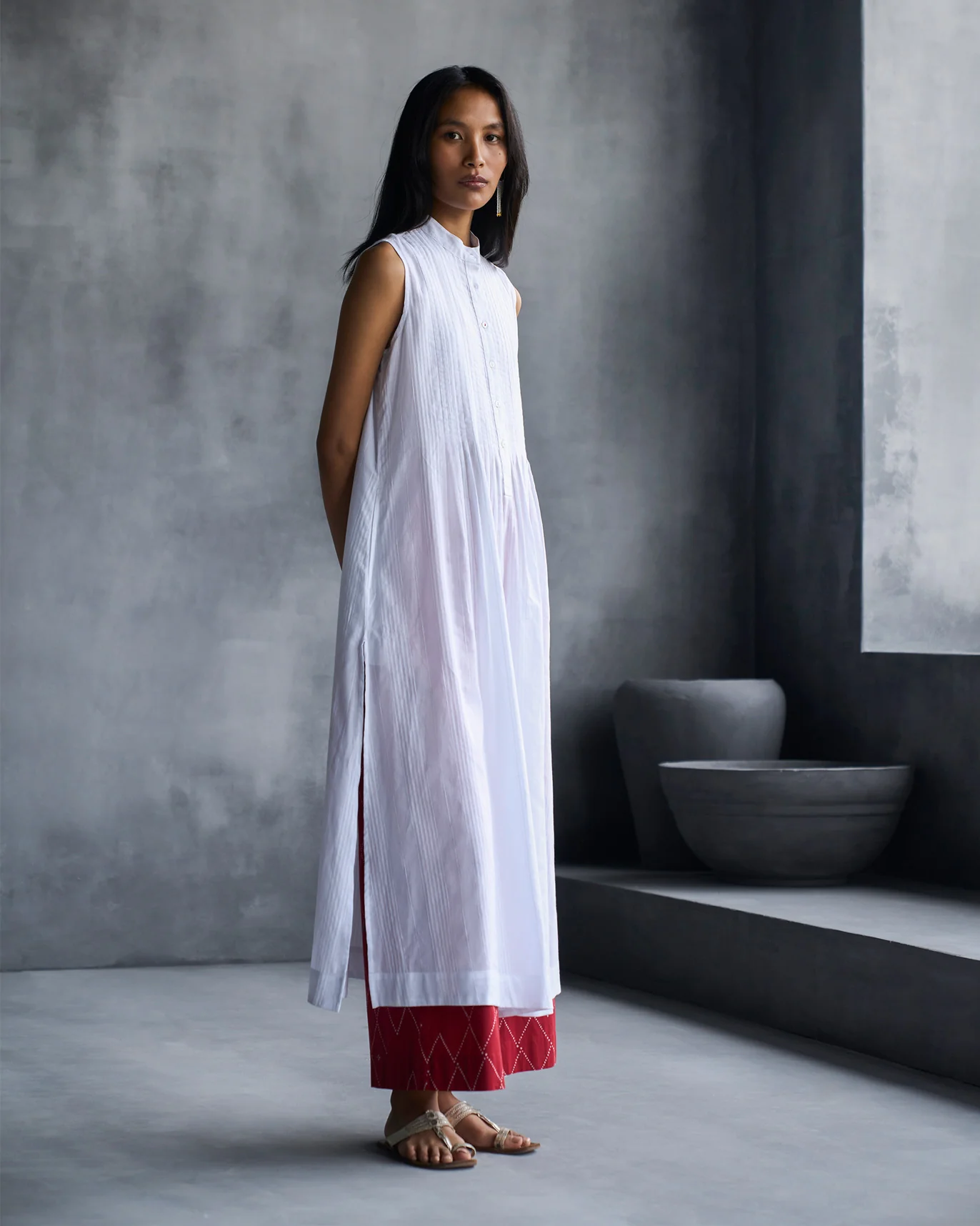 Summer Fun Kurta - White - Image 3
