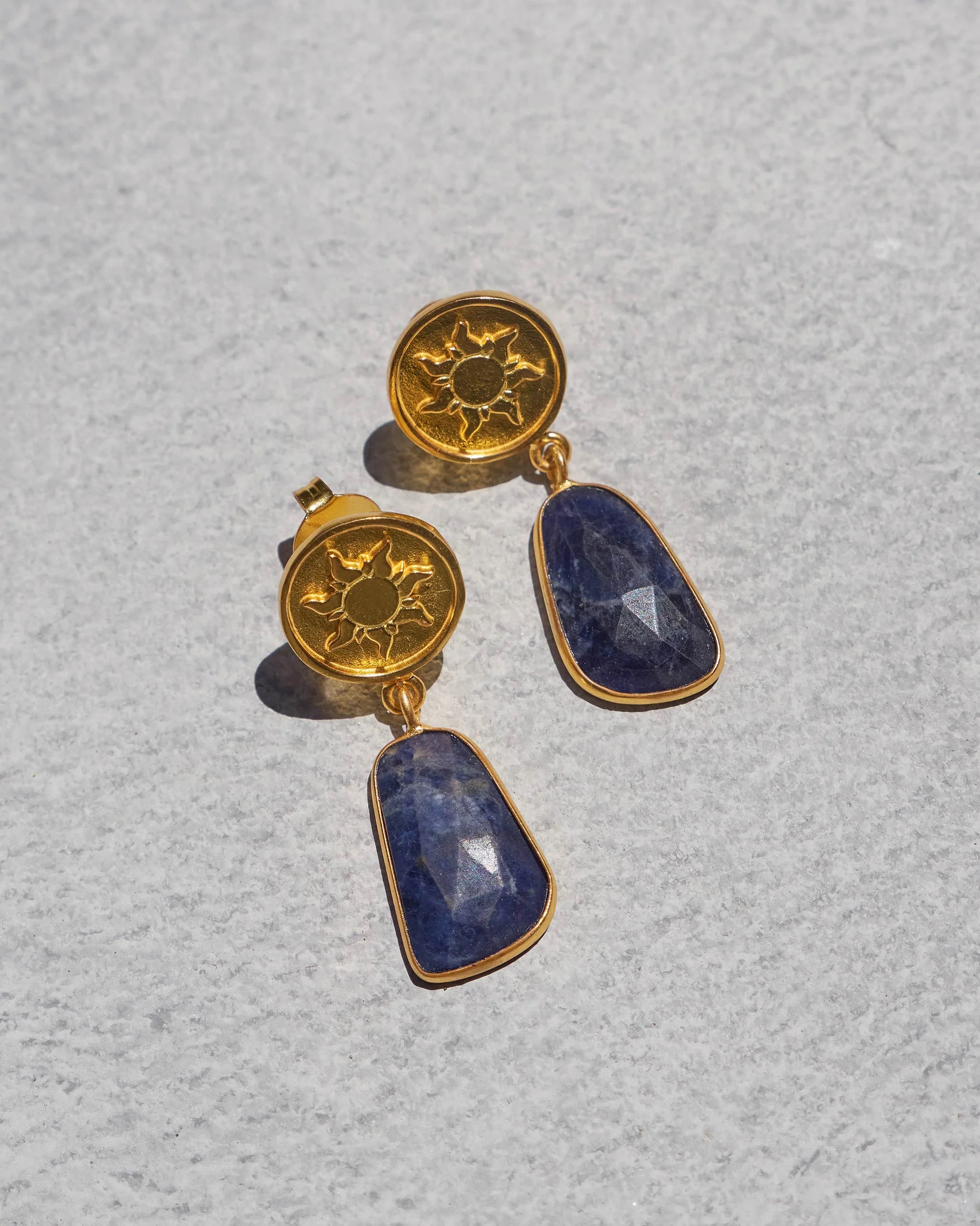 Sunrise Earrings - Blue - Image 3